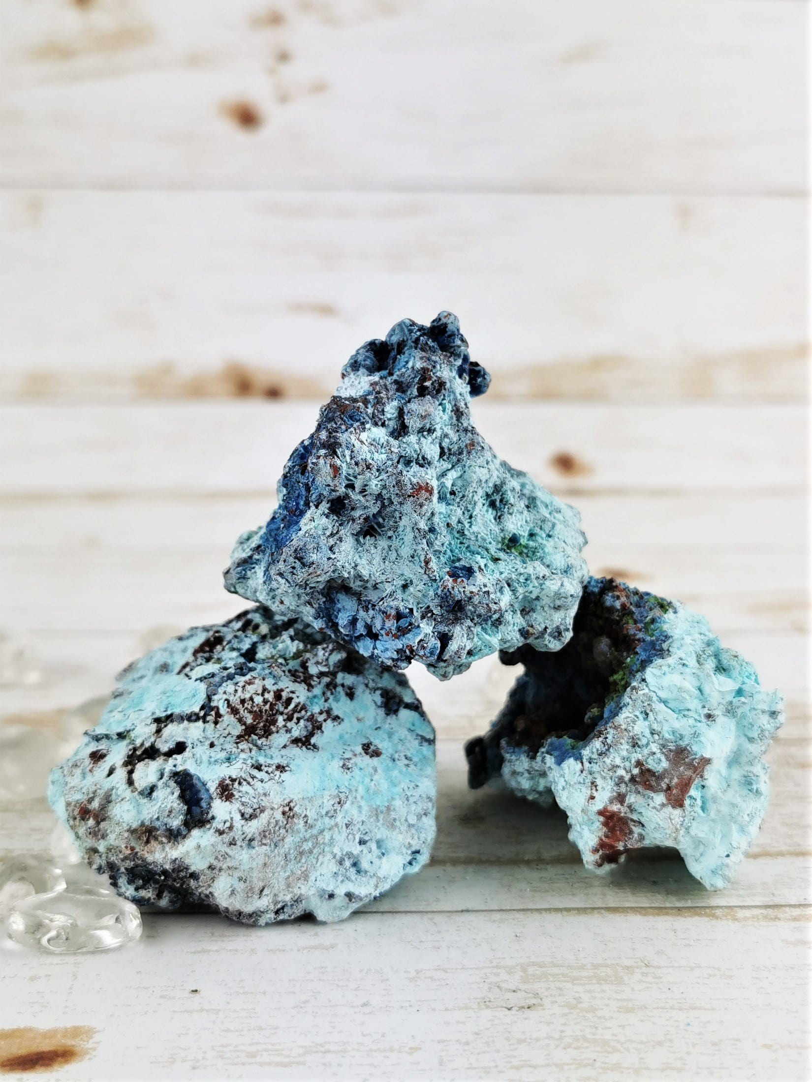 Blue Shattuckite Stone - Natural Healing Crystal for Meditation, Chakra Balancing & Spiritual Growth - Perfect for Home Decor, Jewelry Making & Energy Work