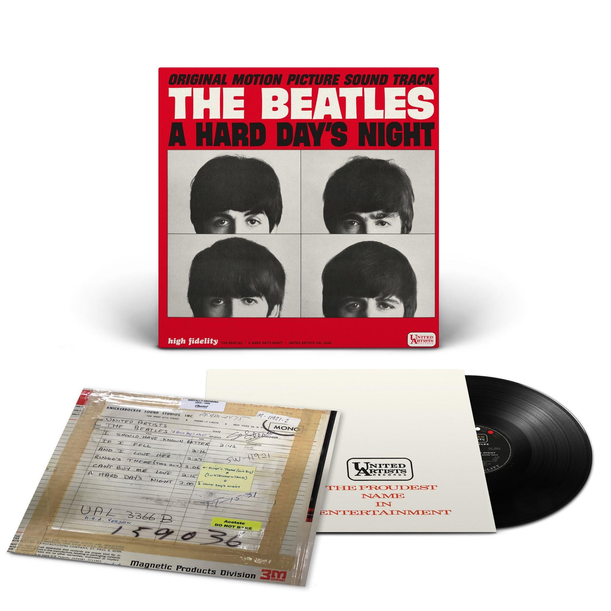The Beatles - A Hard Days Night (Mono Version) | 1964 US Vinyl Record | Classic Rock Music for Collectors & Home Listening