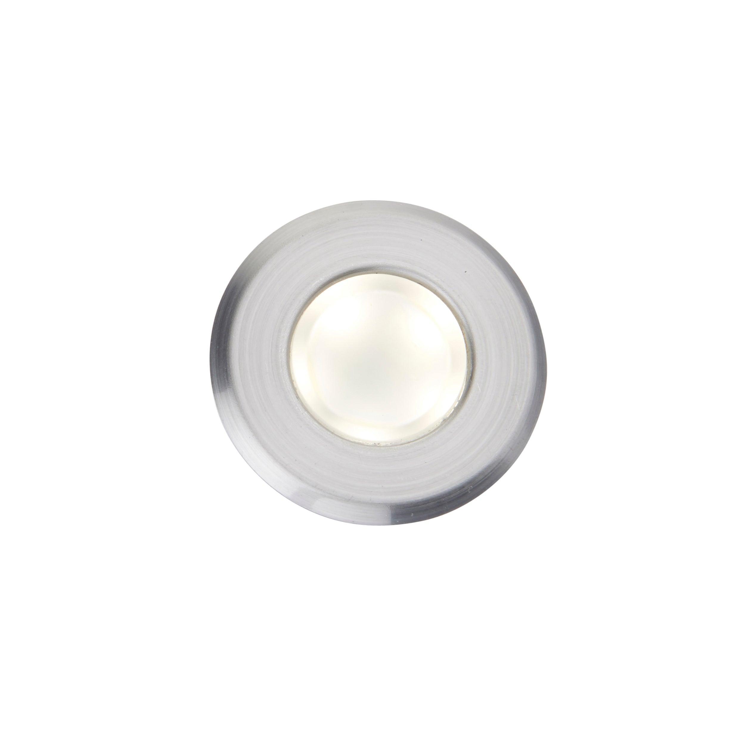 Waterproof Cove Cool White LED Decking Light 0.8W IP67 - Outdoor Landscape Lighting for Patio, Garden, Pathway & Pool Area