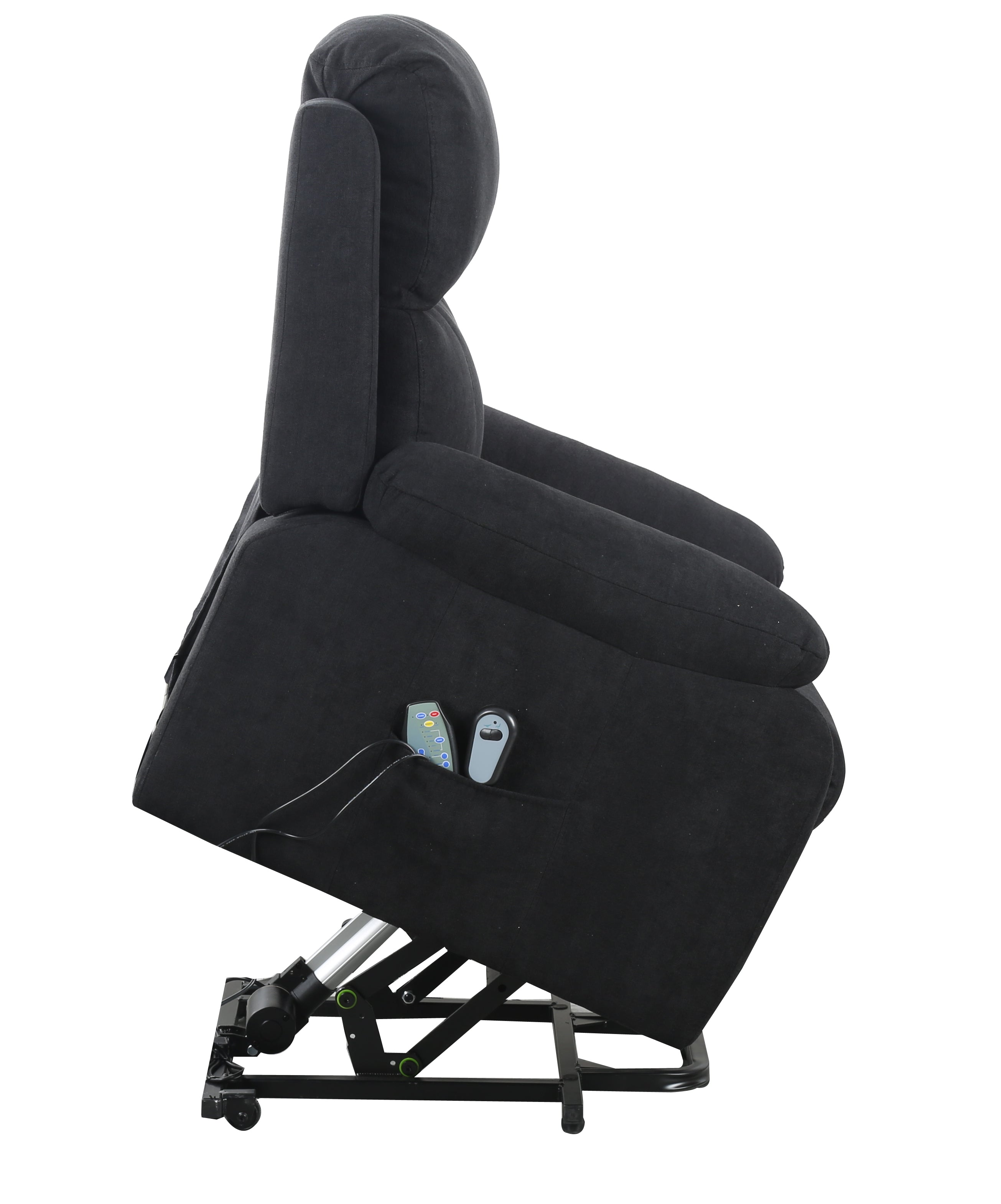 iLIVING ILG 325 Premium Power Lift Recliner Chair with Remote Control - Electric Massage & Heat Function for Elderly & Mobility Assistance - Perfect for Living Room, Bedroom & Home Theater Relaxation