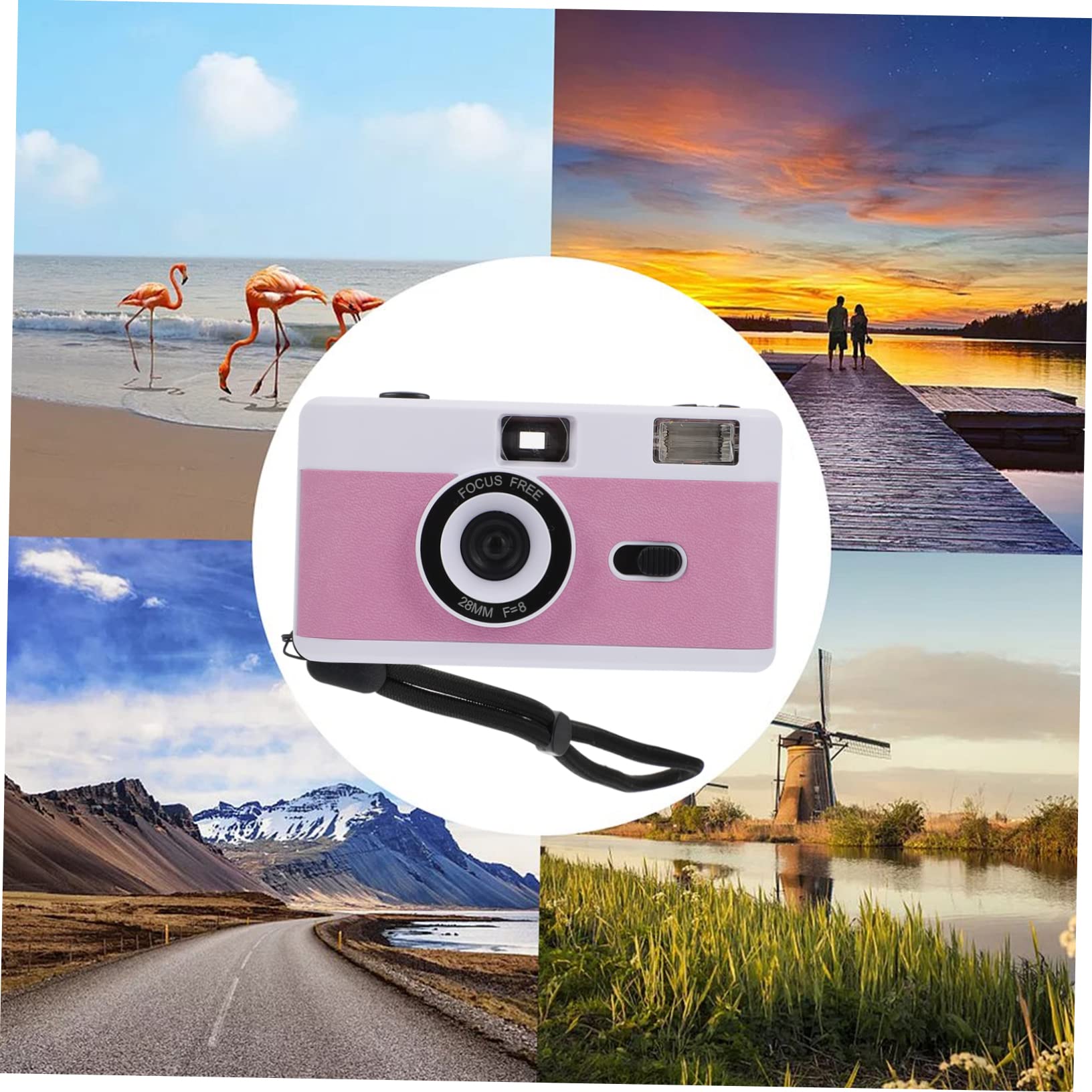 Gatuida ABS Film Camera - Reusable 35mm Vintage Camera for Photography | No Battery Needed | Perfect for Travel, Parties & Retro Photography
