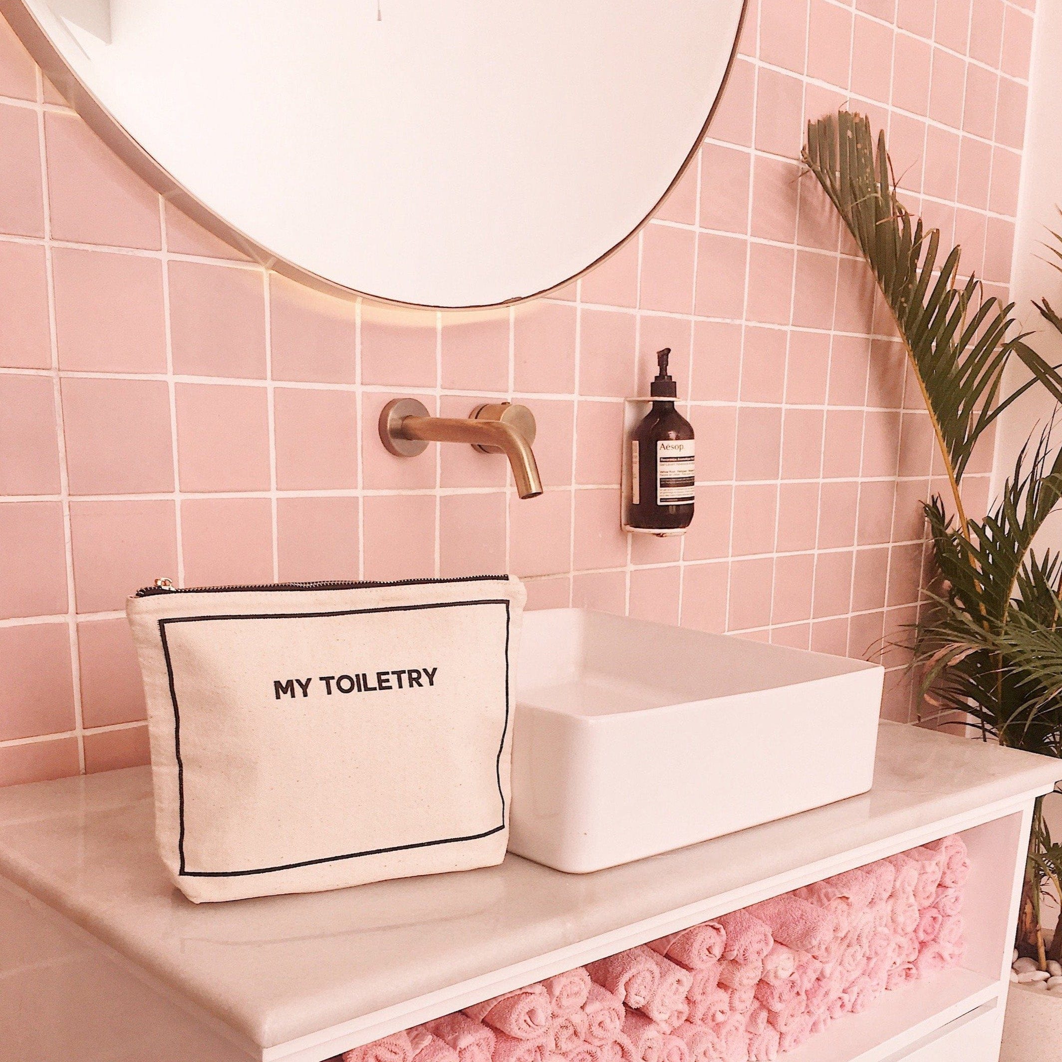 Waterproof Toiletry Bag with Coated Lining - Travel Cosmetic Organizer for Makeup & Toiletries - Perfect for Gym, Camping & Air Travel