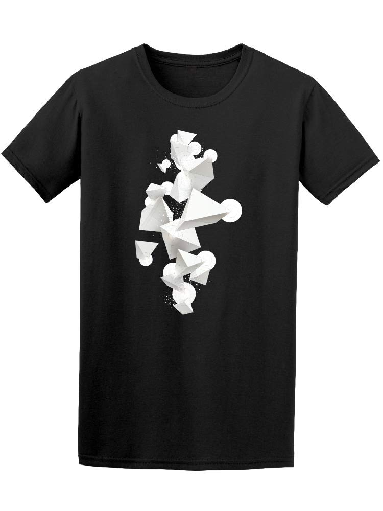Abstract Art White T-Shirt for Men - Stylish Casual Wear for Everyday Outfits & Street Fashion