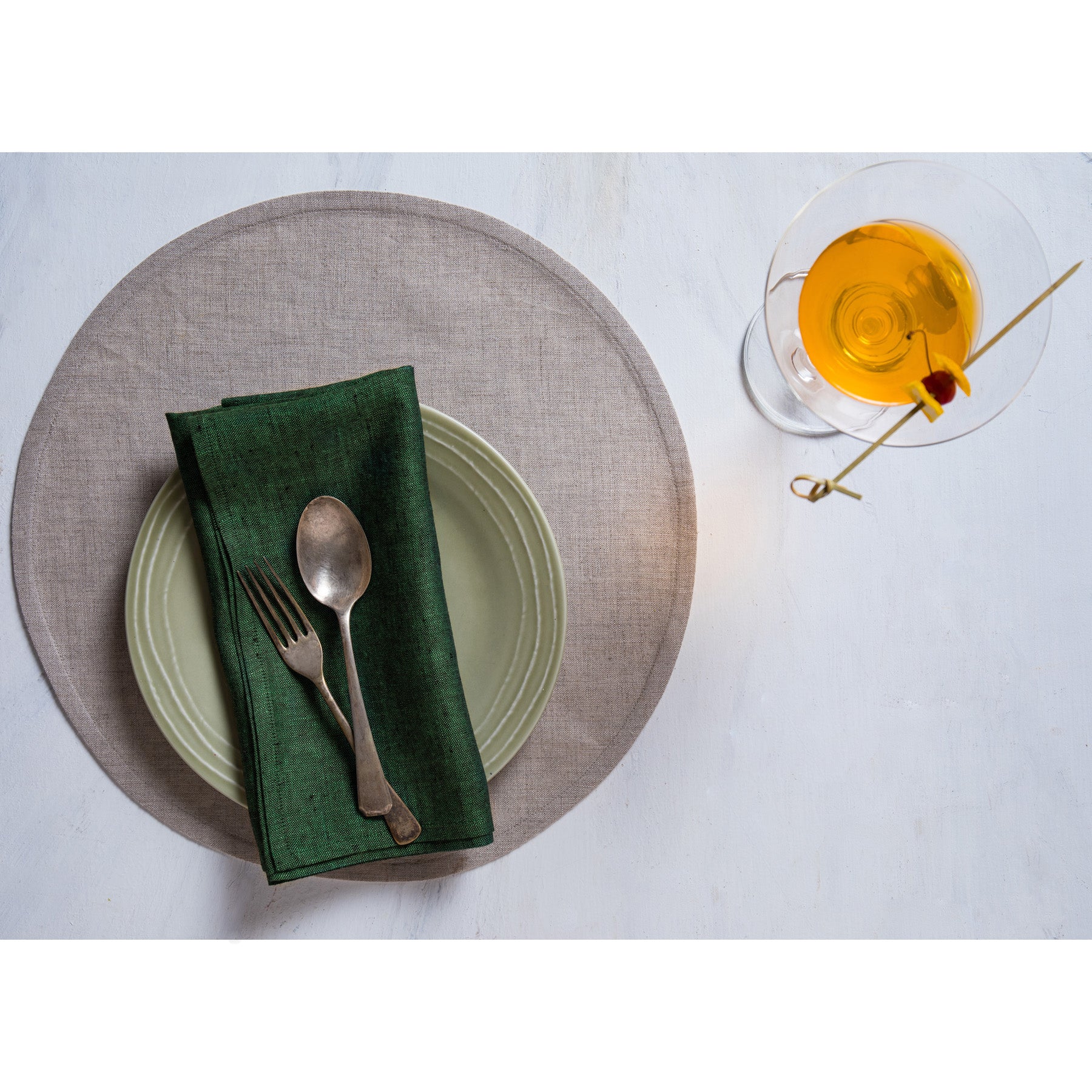 Premium Linen Napkins Set - Soft & Elegant for Dining, Parties & Special Occasions - Athena Collection