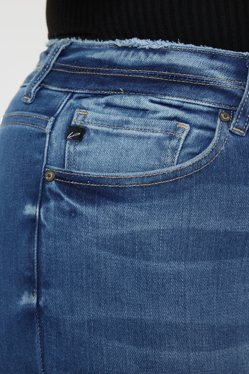 Valencia High Rise Ankle Skinny Jeans for Women - Plus Size Stretch Denim Pants, Comfortable & Flattering Fit - Perfect for Casual Outfits, Workwear & Night Out