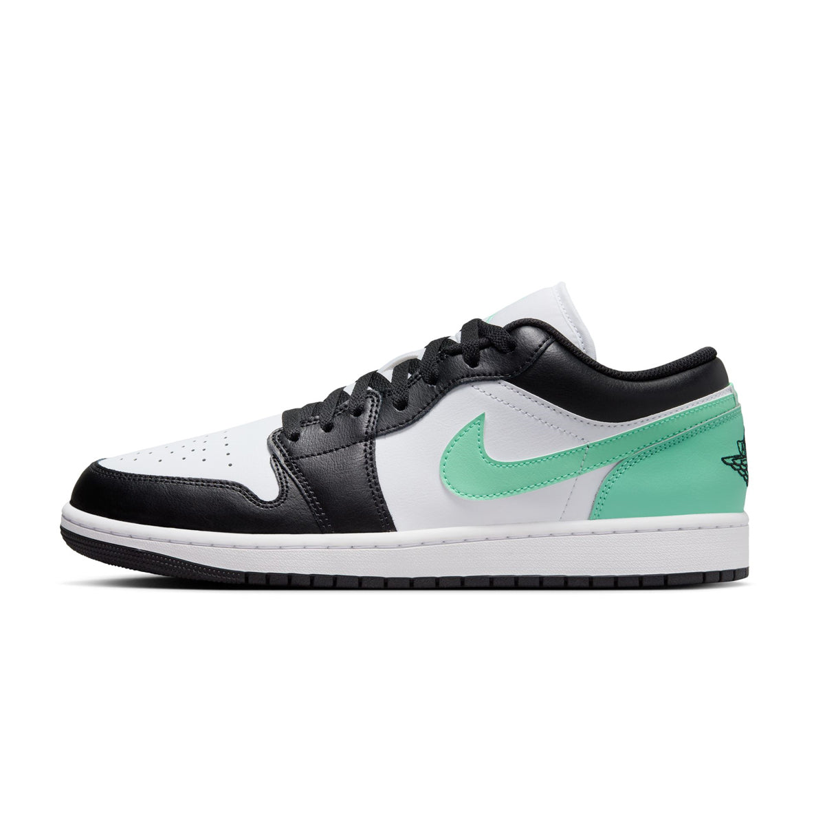 Air Jordan 1 Low 'Green Glow' Men's Basketball Shoes - Retro Sneakers for Casual Wear & Street Style Fashion