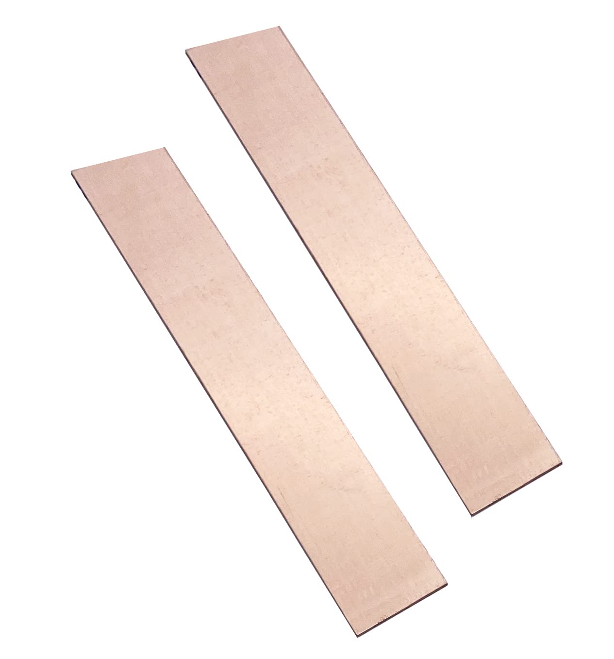 2pcs High Purity 99.9% Pure Copper Anode Strips 0.04