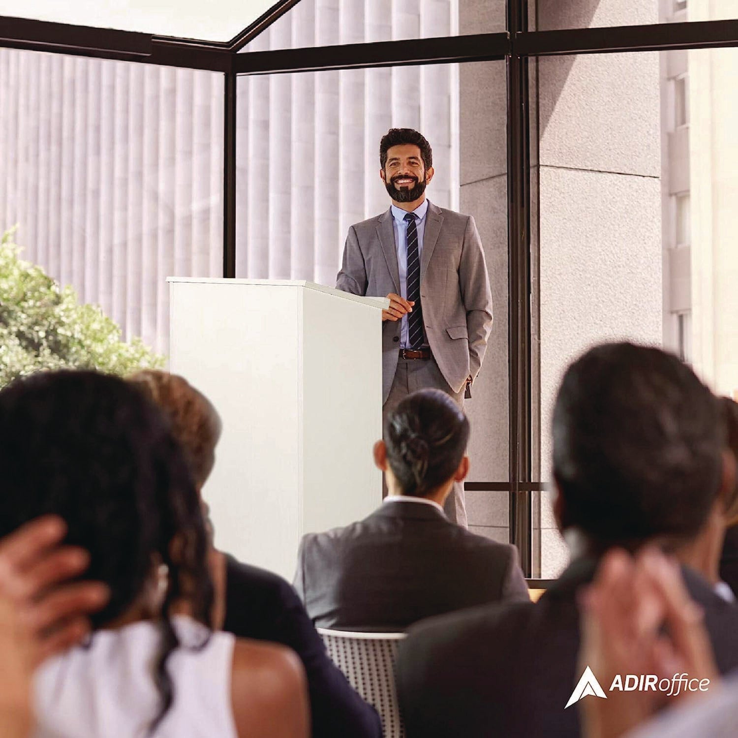 AdirOffice Wooden Podium Lectern - 23
