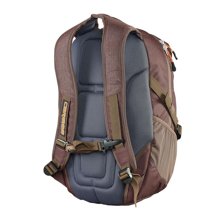 Caribee CHILL 28L Cooler Backpack - Insulated Lunch Bag for Hiking, Camping & Beach - Durable Brown Backpack Cooler for Outdoor Adventures