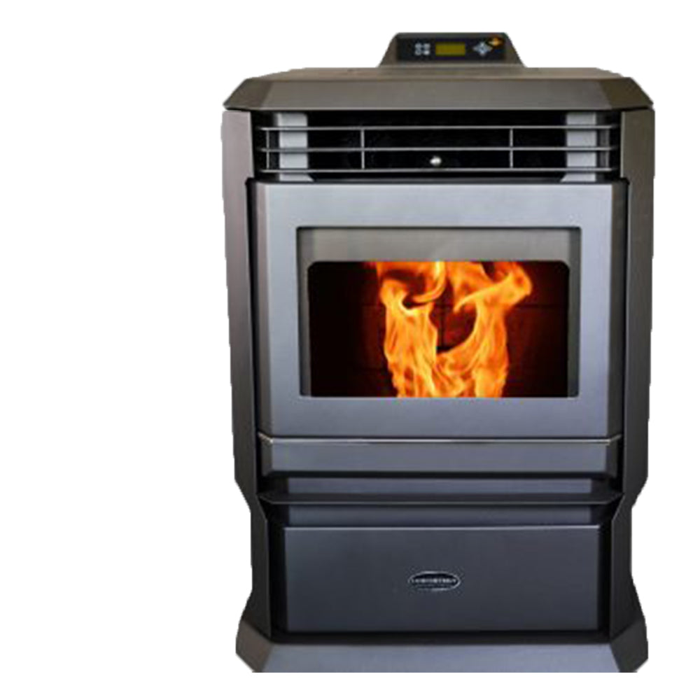 ComfortBilt HP61 Pellet Stove Charcoal - High Efficiency Wood Pellet Heater for Home & Cabin Heating | Perfect for Living Rooms, Basements & Outdoor Spaces