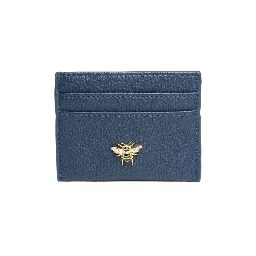 Alice Wheeler Bow Card Holder - Navy Blue Wallet for Women | Perfect for Everyday Use, Travel & Gift Giving