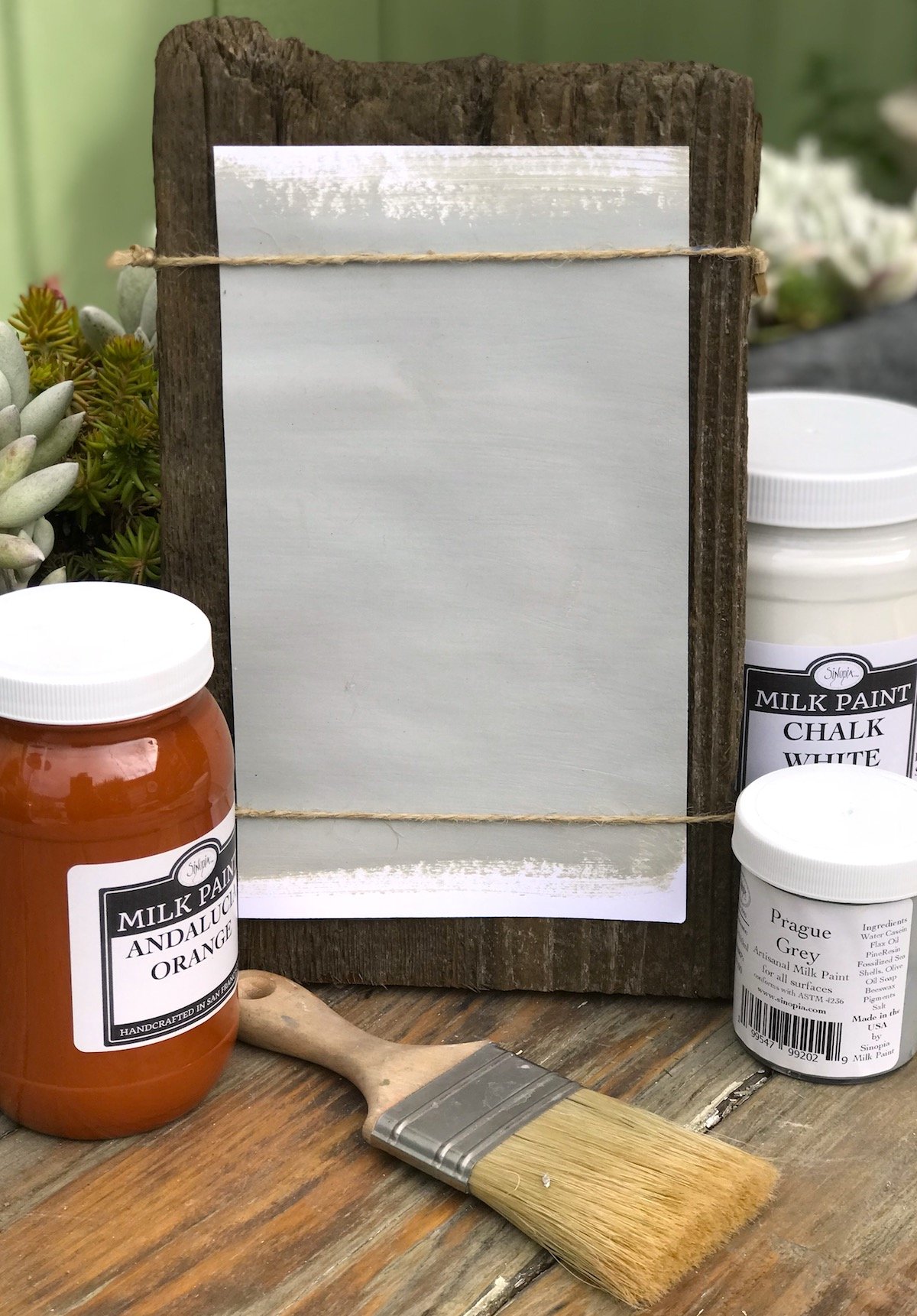Sinopia All Natural Artisanal Milk Paint - Colonial Lavender (1 Gallon) | Eco-Friendly, Non-Toxic Paint for Furniture, Cabinets & Home Decor | Perfect for DIY Projects & Vintage Restoration