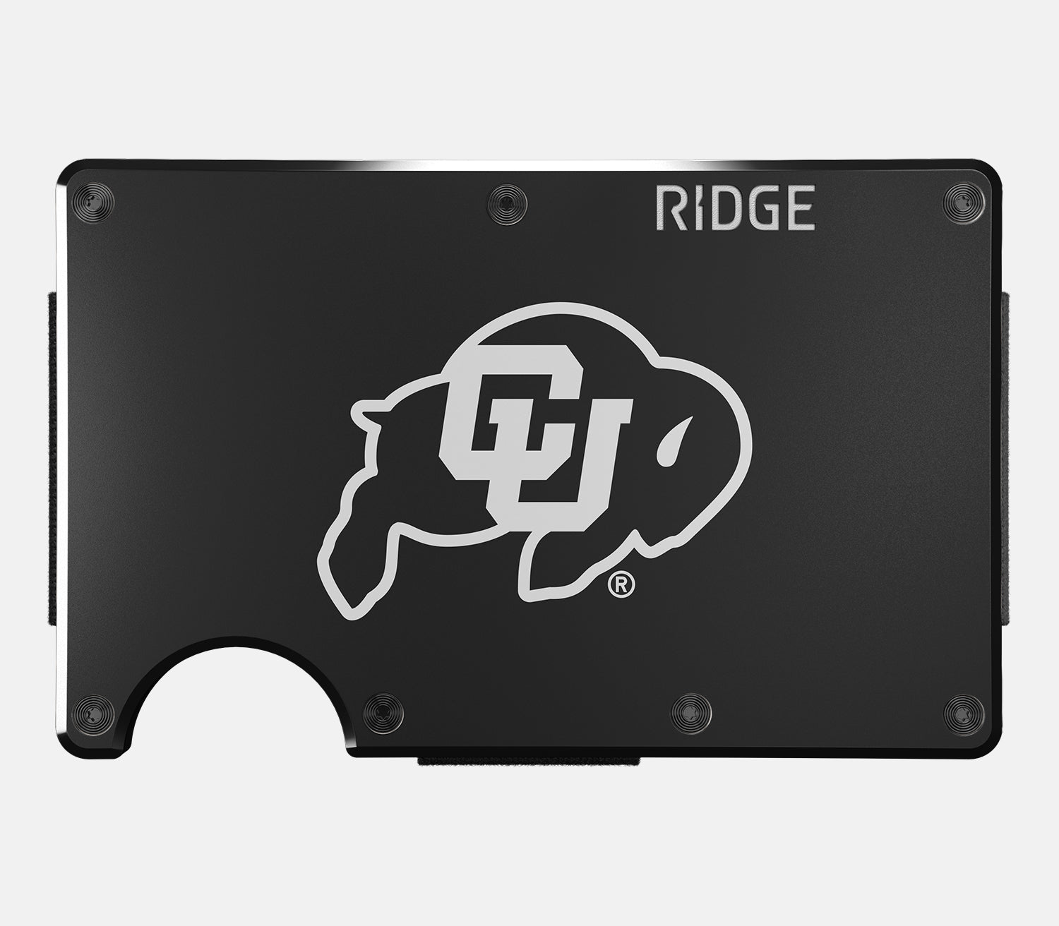 Ridge Wallet for Men - Slim RFID Blocking Minimalist Front Pocket Wallet - Colorado Buffaloes Design - Perfect for Everyday Carry & Travel