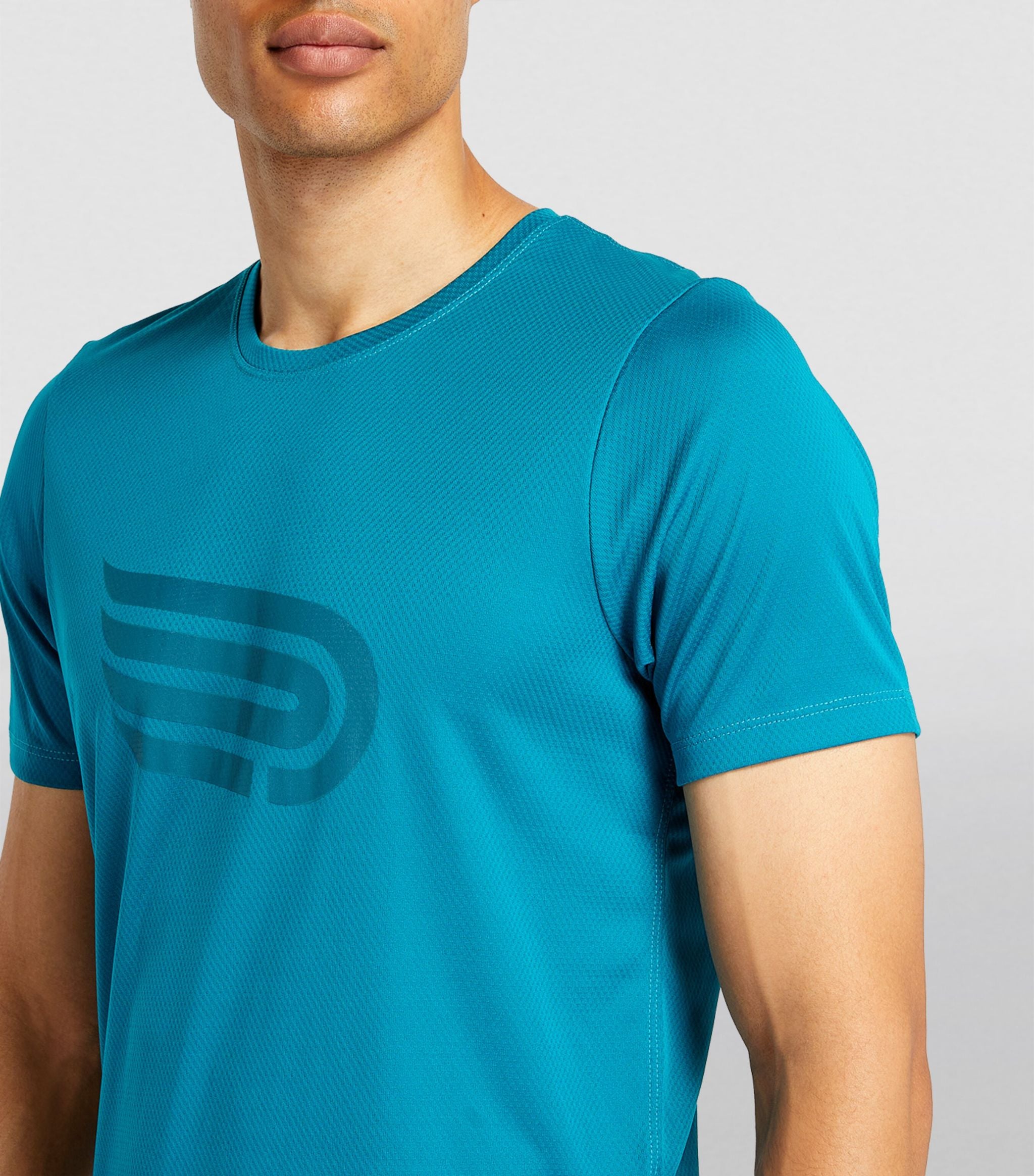Pressio Men's Performance Short Sleeve Top - Moisture Wicking & Breathable for Workouts, Running & Gym Training