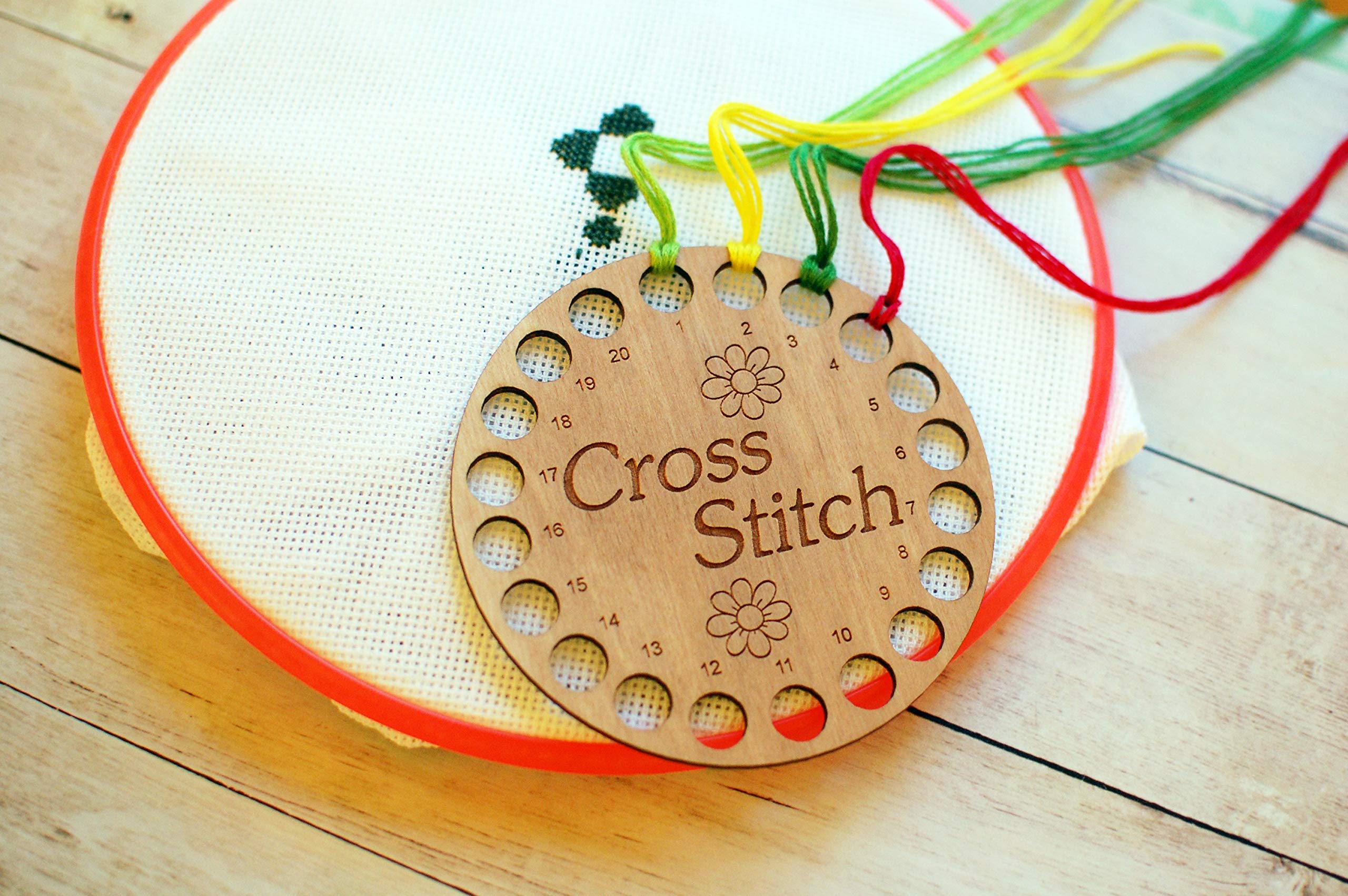 Best Floss Organizer for Cross Stitch & Embroidery - Thread Holder & Keeper for Sorting Threads - Perfect for DIY Craft Kits, Sewing Projects, and Needlework Accessories
