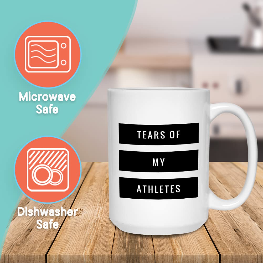 15 oz Coach Mug - Perfect Basketball & Soccer Coaches Gift, White Ceramic Coffee Cup - Ideal for Coaches Appreciation, Team Gifts & Office Use