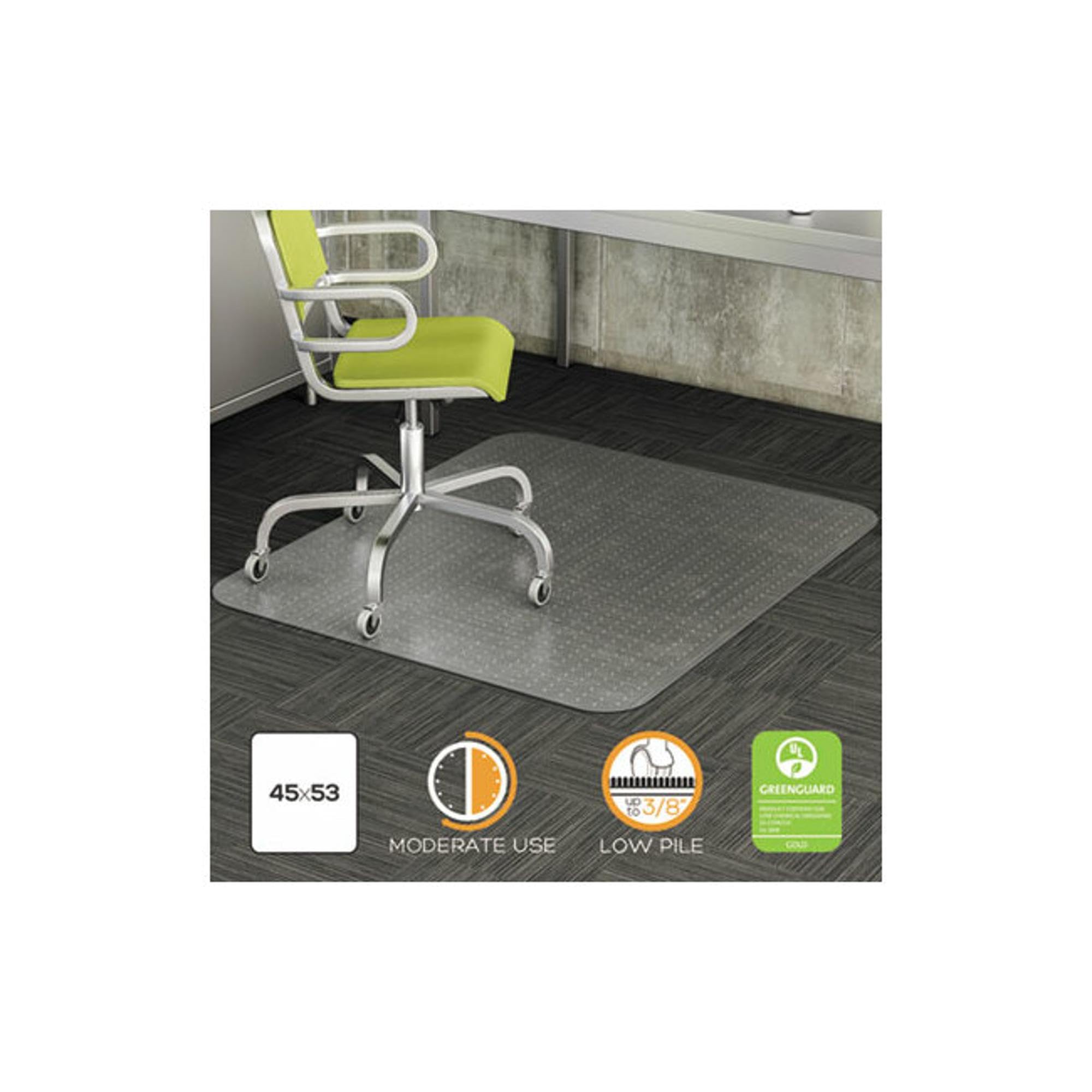 Deflecto Duramat Clear Chair Mat for Low Pile Carpet - 36