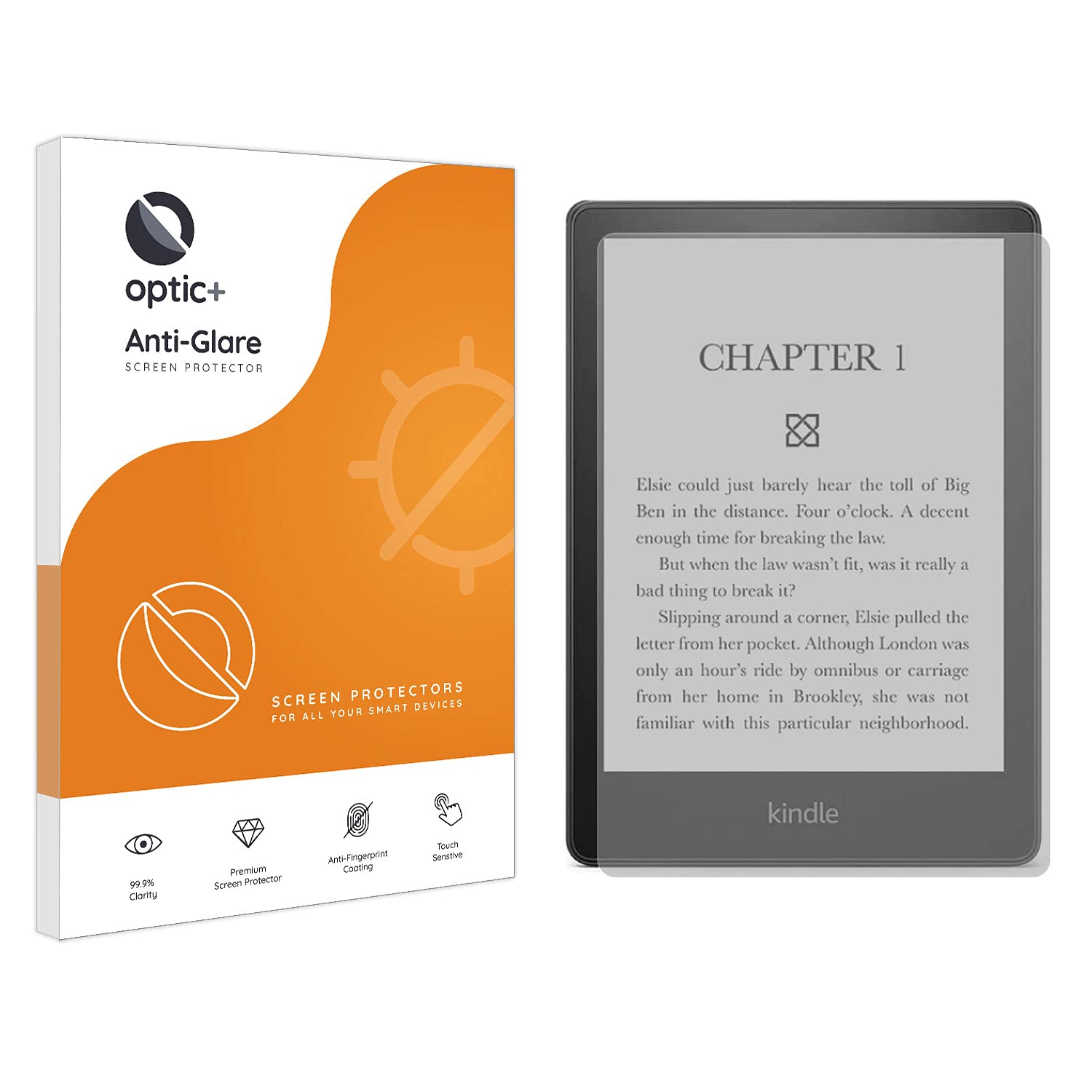 Anti-Glare Matte Screen Protector for Kindle Paperwhite (10th/11th Gen) - HD Clear, Bubble-Free, Scratch Resistant - Perfect for Reading Outdoors & Eye Strain Protection