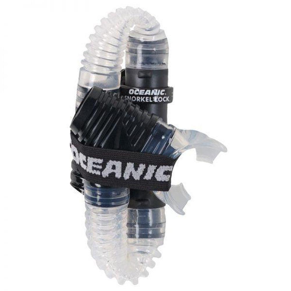 Premium Oceanic Pocket Dive Snorkel - Lightweight Travel Snorkel for Scuba Diving, Snorkeling & Swimming - Perfect for Beach Vacations, Pool Parties & Underwater Adventures