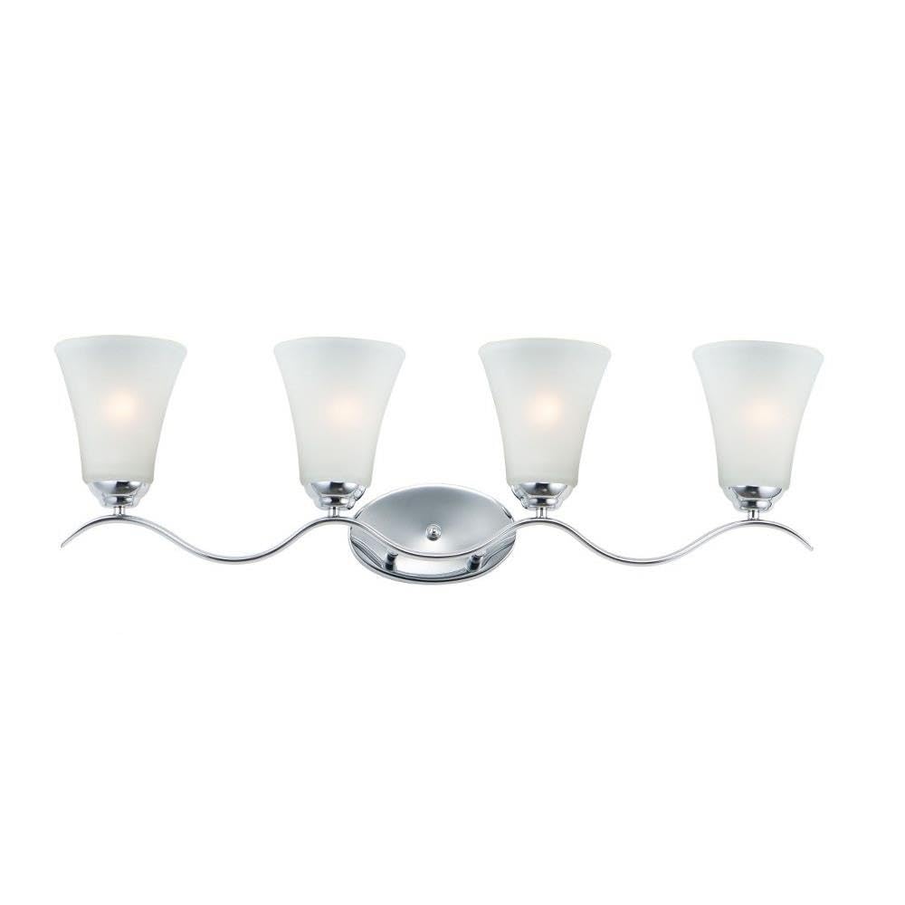 Maxim Lighting 12084FTPC Vital-4 Light Bathroom Vanity - 31.5
