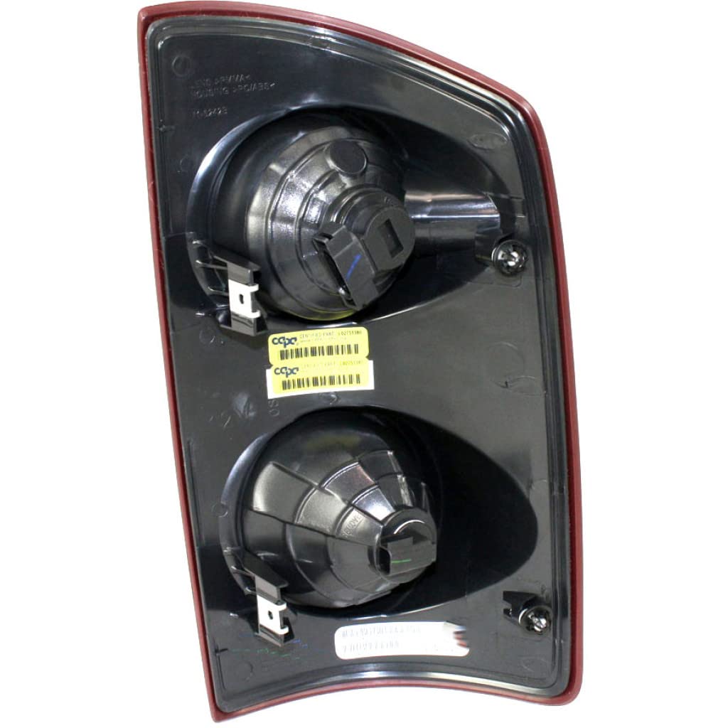 2007-2009 Dodge Ram 2500/3500 Driver Side Tail Light Assembly Replacement - Compatible with CH2800165 & 55277303AC | Perfect for Night Driving & Enhanced Vehicle Safety