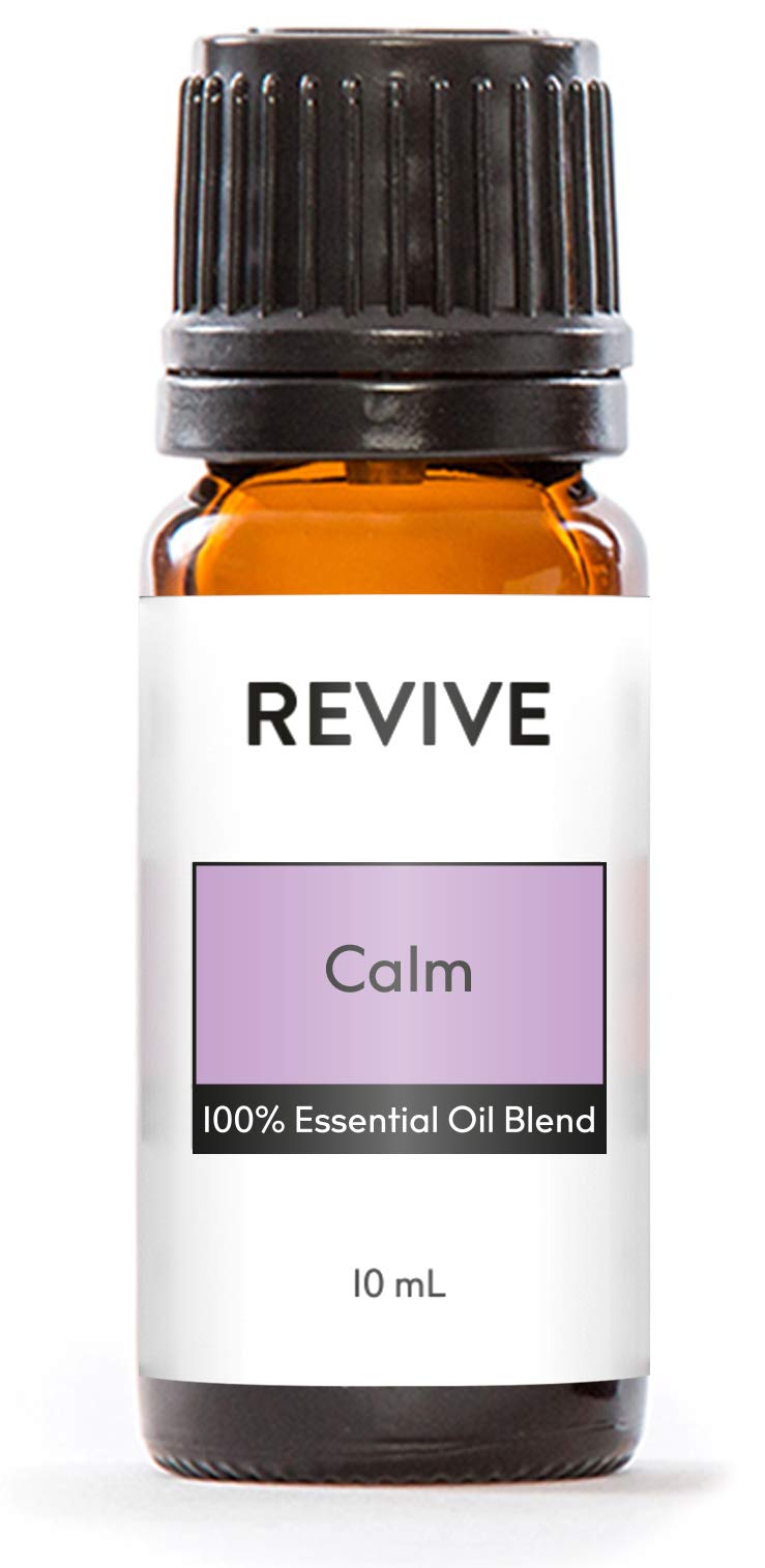 REVIVEEO Calm Essential Oil Blend - 100% Pure Therapeutic Grade Aromatherapy Oil for Diffusers, Humidifiers, Massage, Skin & Hair Care - Perfect for Relaxation, Stress Relief & Spa Nights at Home