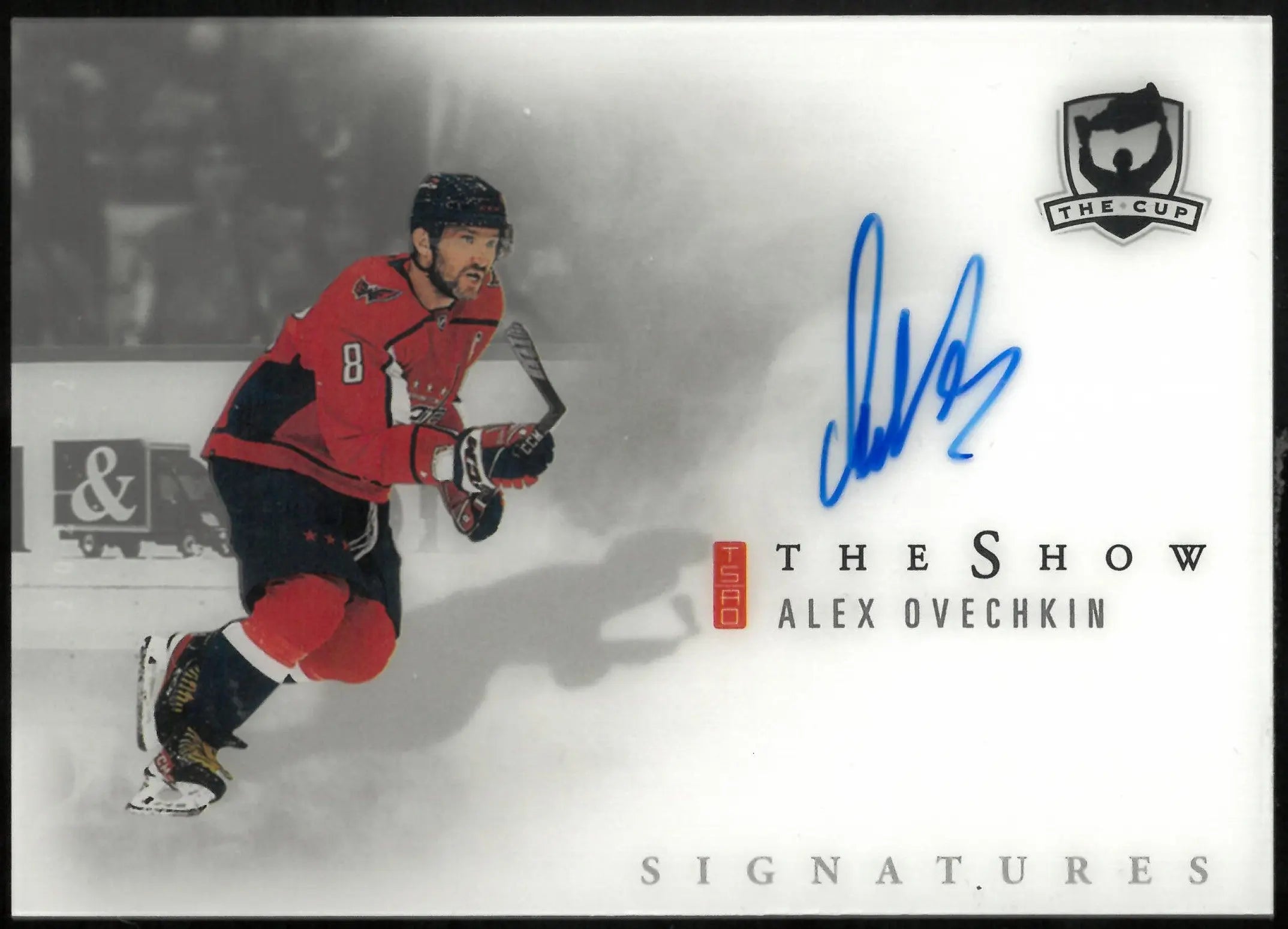 2021-22 Upper Deck The Cup Alex Ovechkin The Show Signatures #SW 9 Hockey Trading Card - Perfect for Collectors, Investors & Sports Memorabilia Enthusiasts