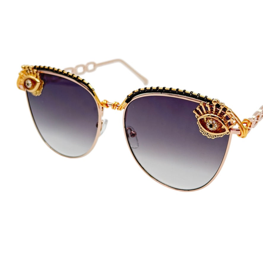Limited Edition Cat Eye Sunglasses - Trendy UV Protection Shades for Women & Men - Perfect for Beach, Driving & Outdoor Activities