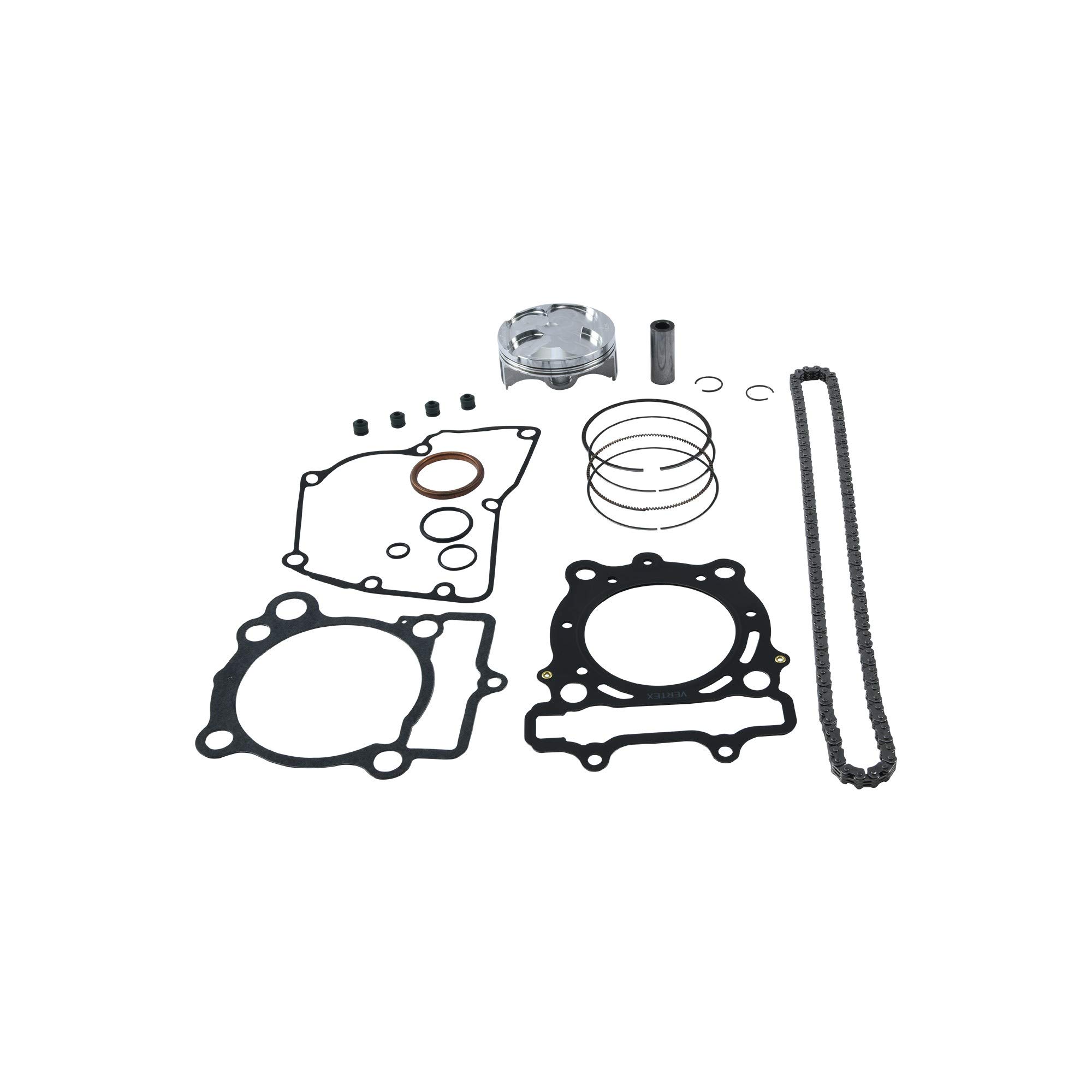 Vertex VTKTC23565B Forged High Compression Piston Kit - Performance Upgrade for Motorcycles, ATVs & Dirt Bikes - Enhances Engine Power & Durability for Racing & Off-Road Adventures