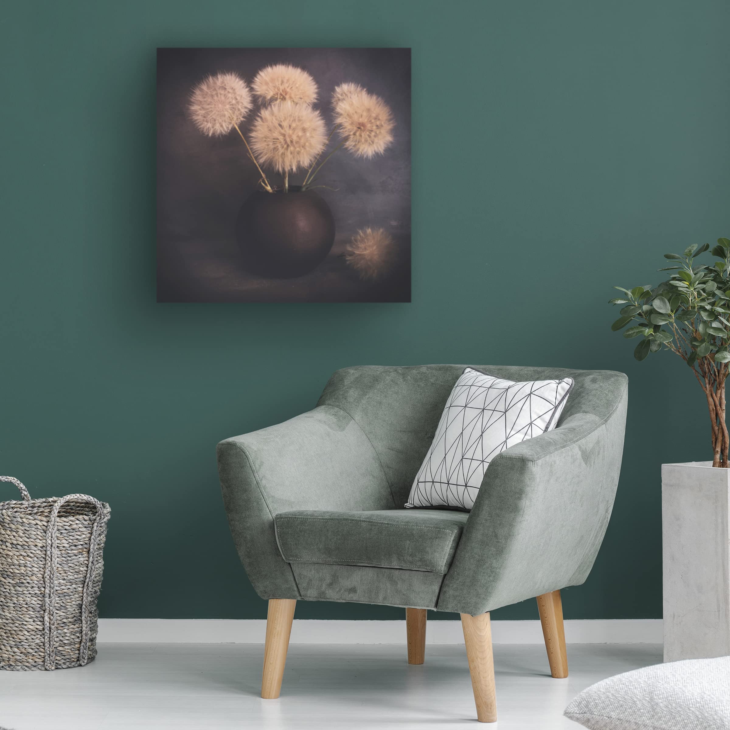 Trademark Fine Art 'Calm 2' Canvas Wall Art Print by Cicek K?ral - Modern Abstract Painting for Living Room, Bedroom & Office Decor