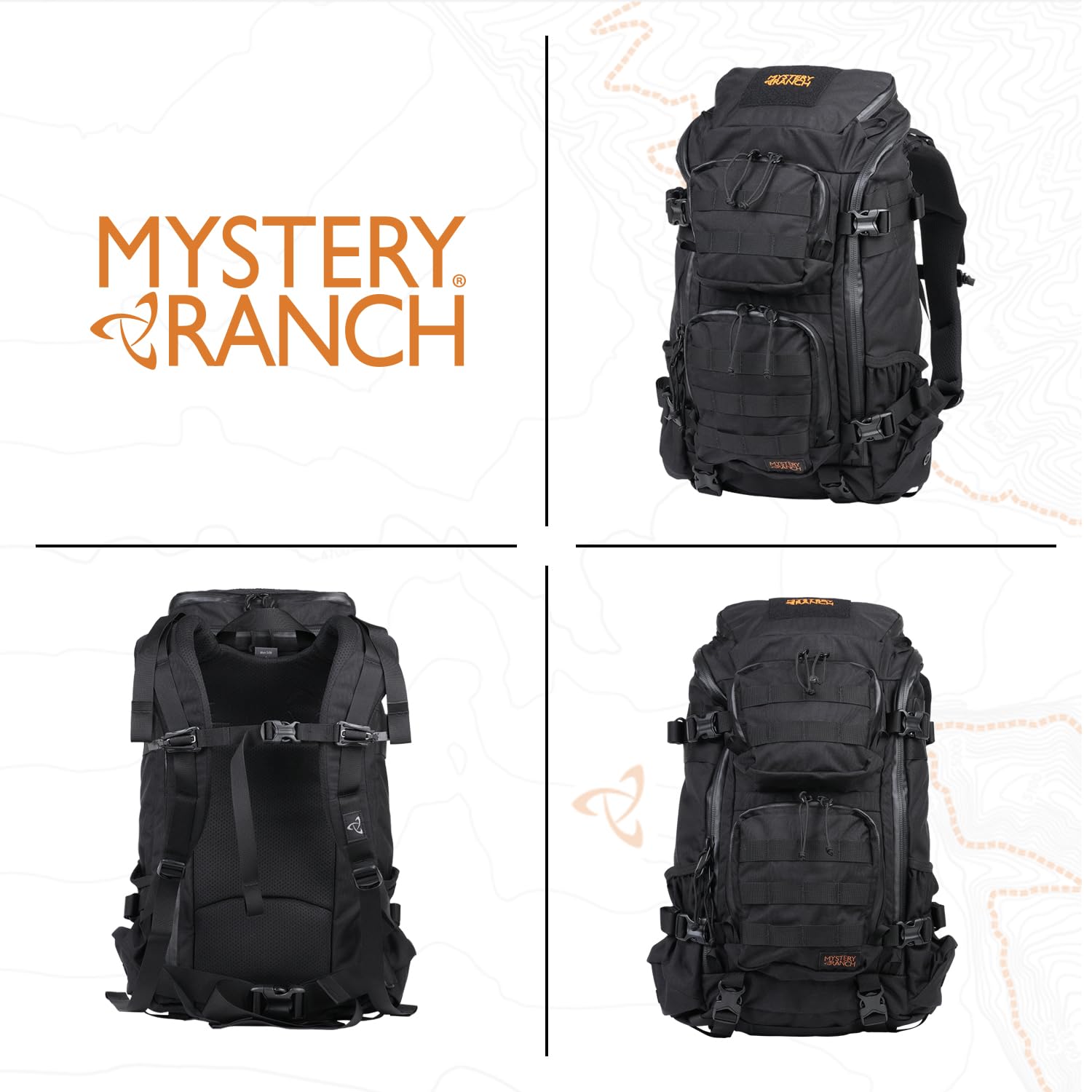 Mystery Ranch Blitz 30L Tactical Backpack - Durable Molle Hiking Daypack for Outdoor Adventures, Camping & Travel (L/XL, Black)
