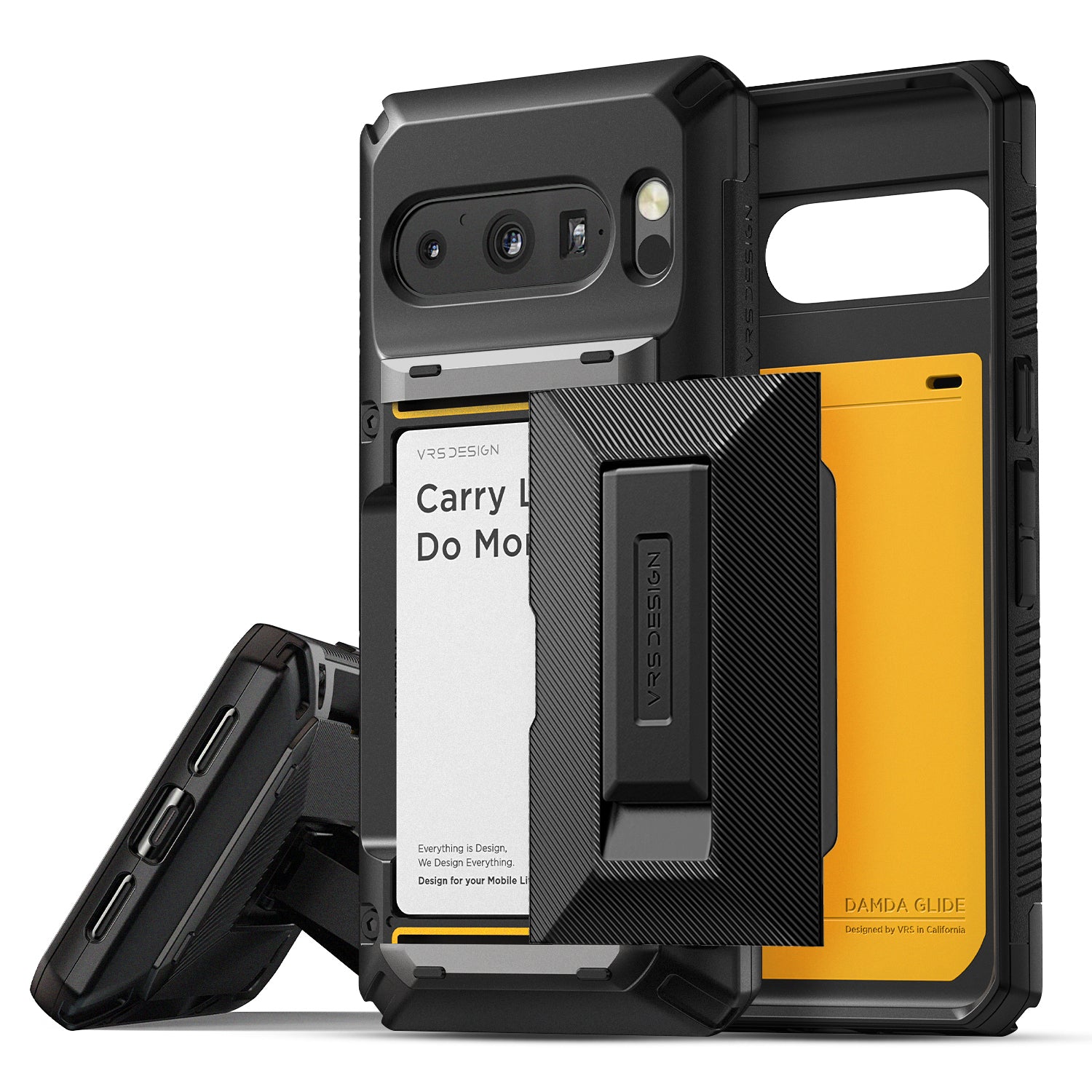 Google Pixel 8 Pro Case - Damda Glide Hybrid Protective Phone Cover with Shock Absorption | Perfect for Work, Travel & Outdoor Activities