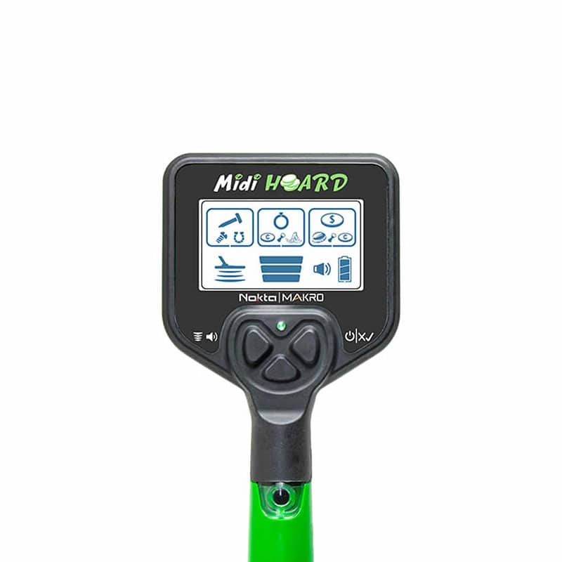 Nokta Midi Hoard Waterproof Metal Detector for Kids - Lightweight & Adjustable for Treasure Hunting, Beach & Outdoor Adventures (Open Box)