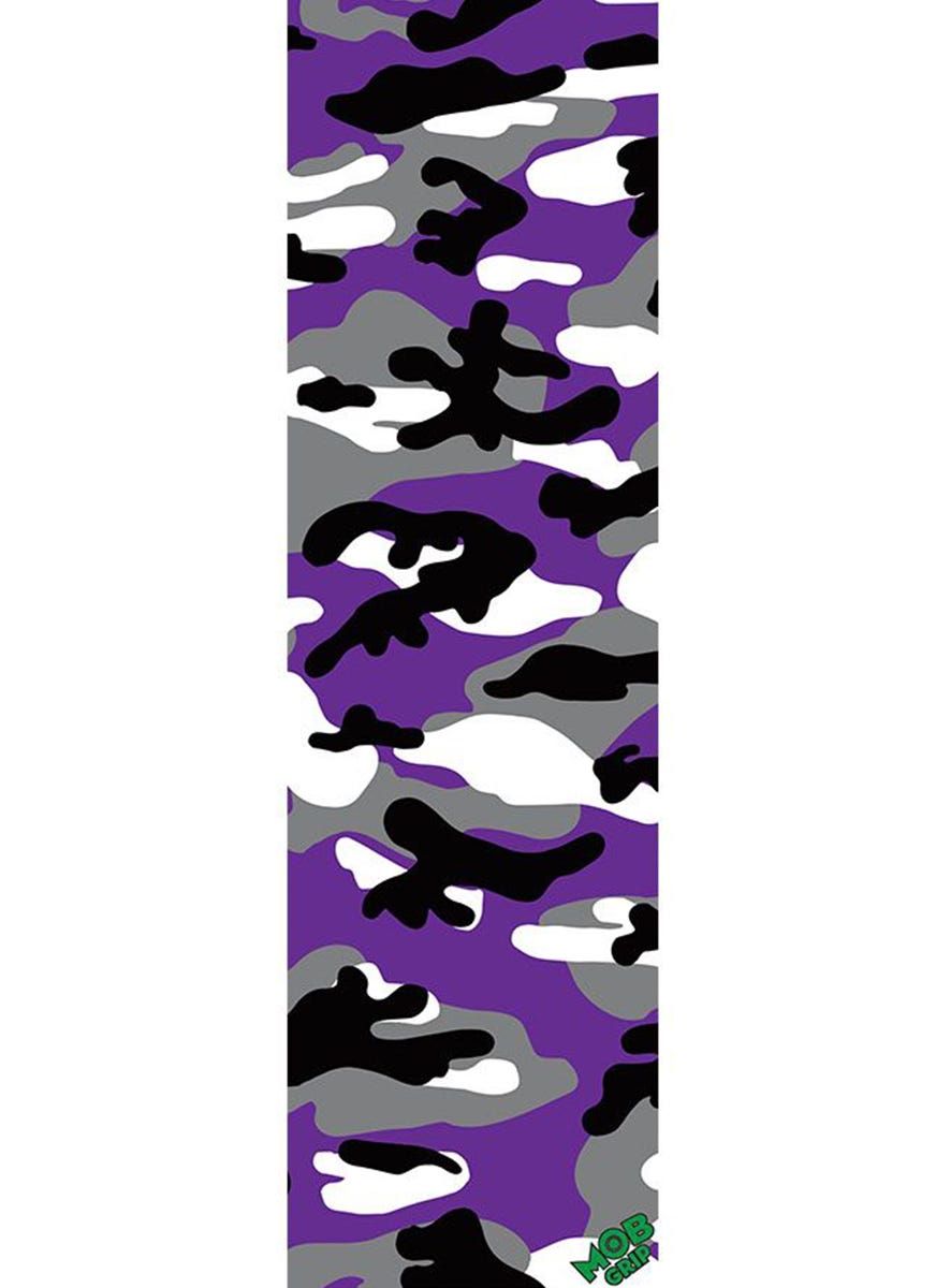 MOB Camo Grip Tape - Non-Slip Skateboard Grip Tape with Camouflage Design - Perfect for Skateboards, Longboards, and Scooters - Outdoor Sports and Street Skating Accessories