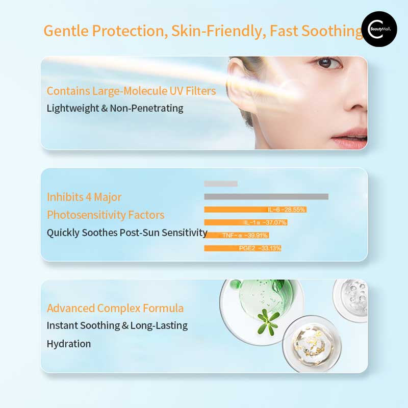 WINONA Ultra Light Sunscreen SPF 50+ PA+++ - Oil-Free Face Sunblock for Sensitive Skin - Daily Moisturizing Protection for Outdoor Activities & Beach Days