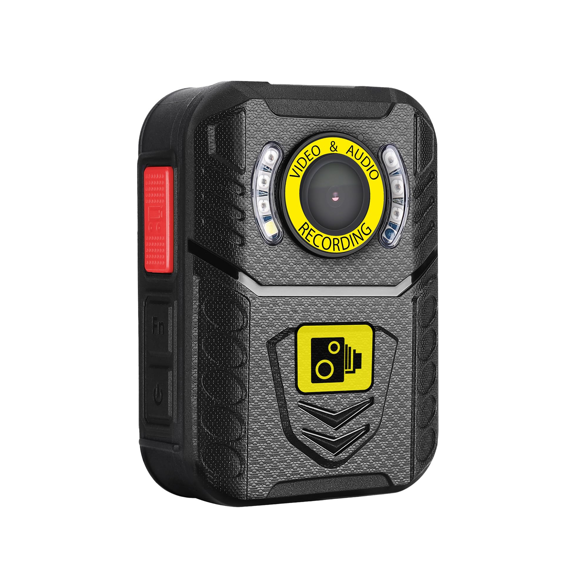 Brifield BR3 Professional Security Body Camera - 1440p Ultra HD, 64GB Memory, Night Vision, Passcode Protection, 2-Inch Screen with Klick Fast Connector - Ideal for Law Enforcement, Security Guards & Night Patrols
