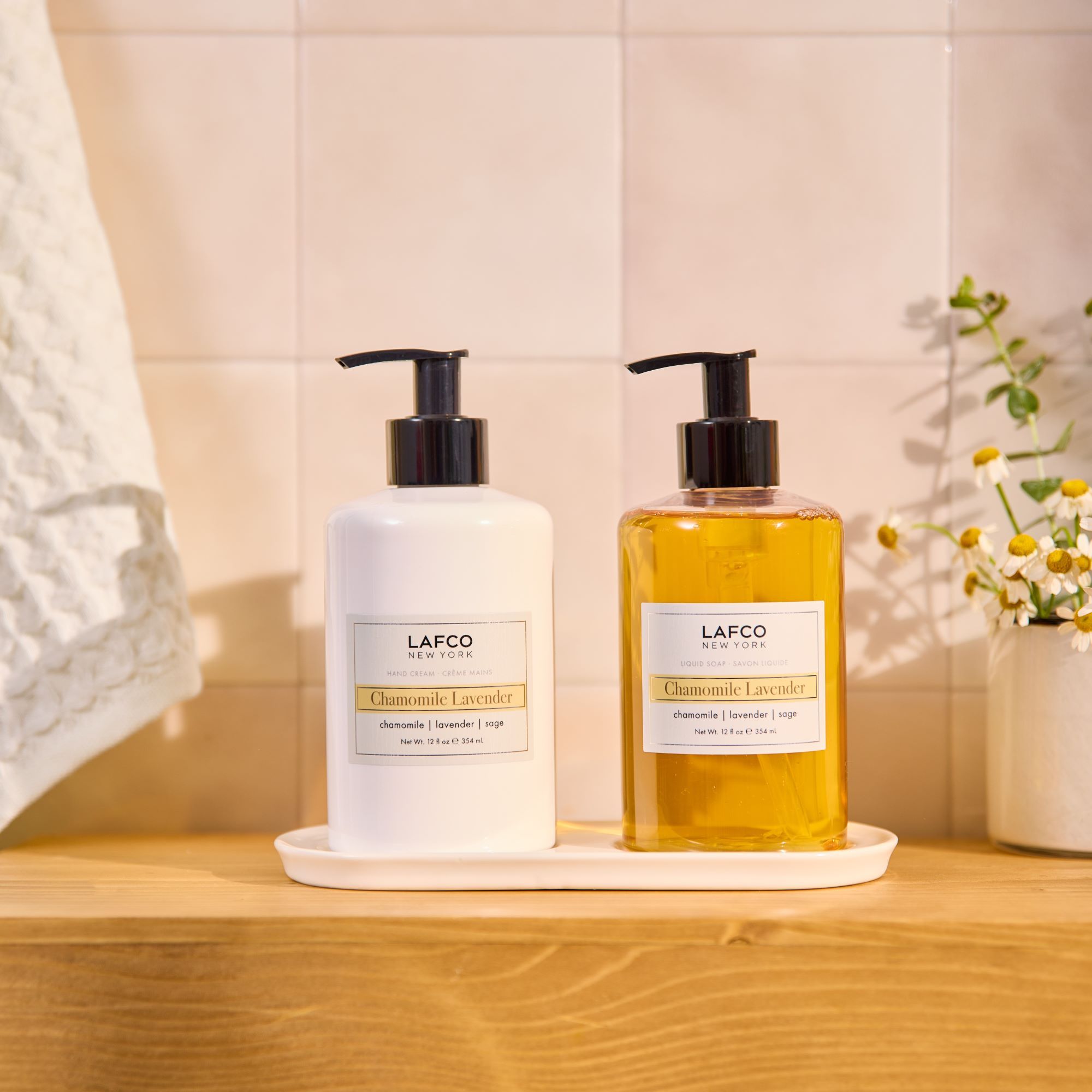 Premium Chamomile Lavender Hand Care Gift Set - Moisturizing Hand Cream & Cuticle Oil - Perfect for Spa Days, Self-Care & Relaxation Gifts