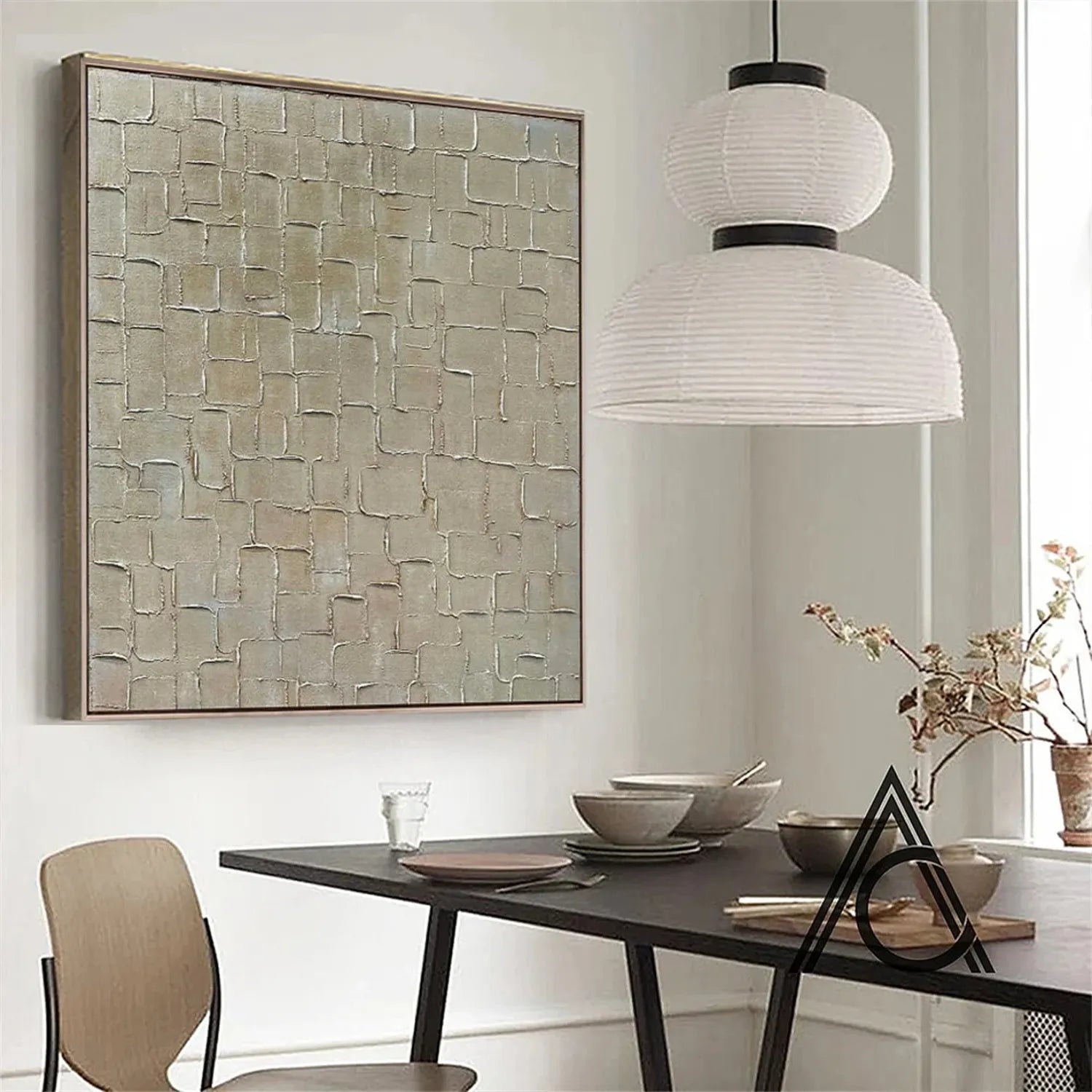 Abstract Tranquility Art Painting #WS164 - Modern Canvas Wall Art for Living Room, Bedroom & Office Decor