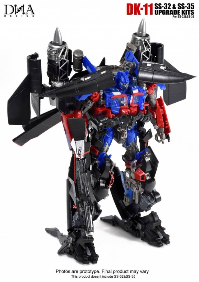 DNA Design DK 11 Upgrade Kit for Transformers Studio Series Jetfire & Optimus Prime SS-32 SS-35 - Enhance Your Figures for Display & Customization