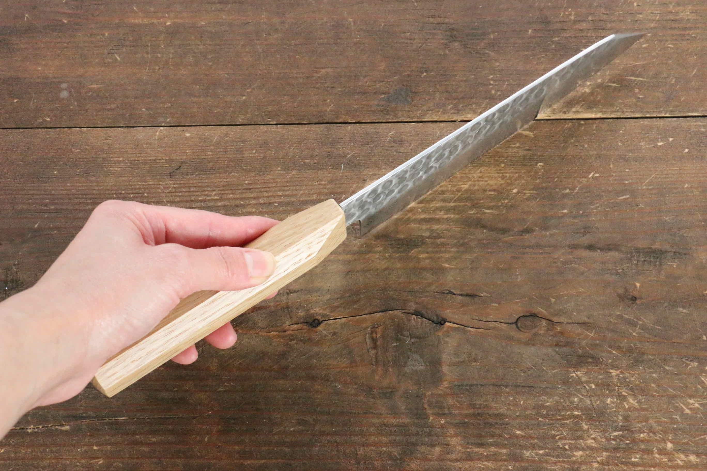 Jikko VG10 17-Layer Japanese Gyuto Chef Knife 170mm with Oak Handle - Perfect for Sushi, Sashimi & Precision Cutting