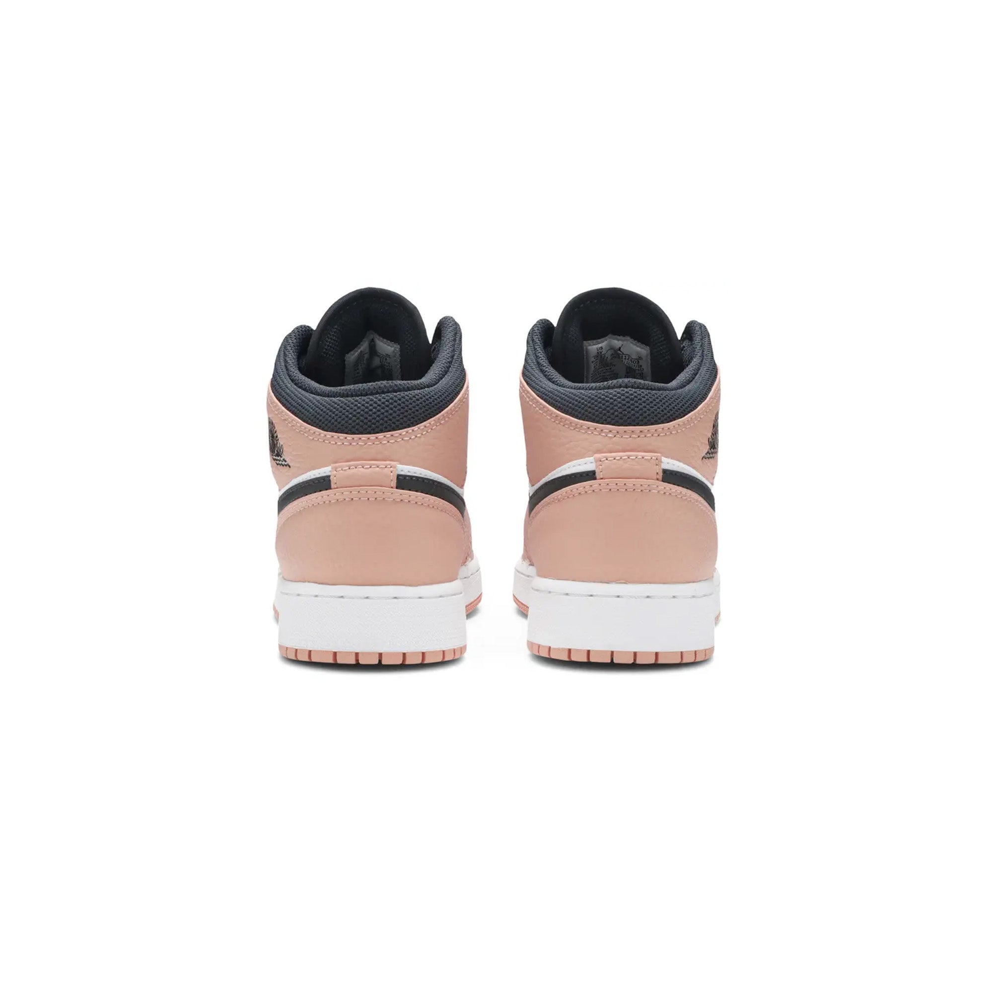 Air Jordan 1 Mid 'Pink Quartz' GS - Girls' Basketball Shoes for School & Street Fashion | Comfortable Sneakers for Sports & Casual Wear