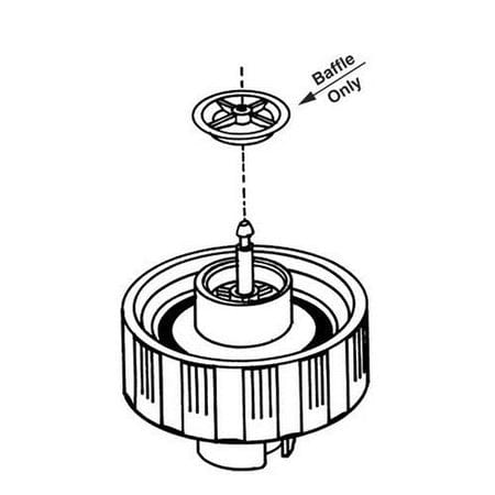 2-Pack Check Valve Cap Replacement Baffle Gasket for Plumbing & Water Systems - Durable Seal for Pumps, Filters & Irrigation Equipment
