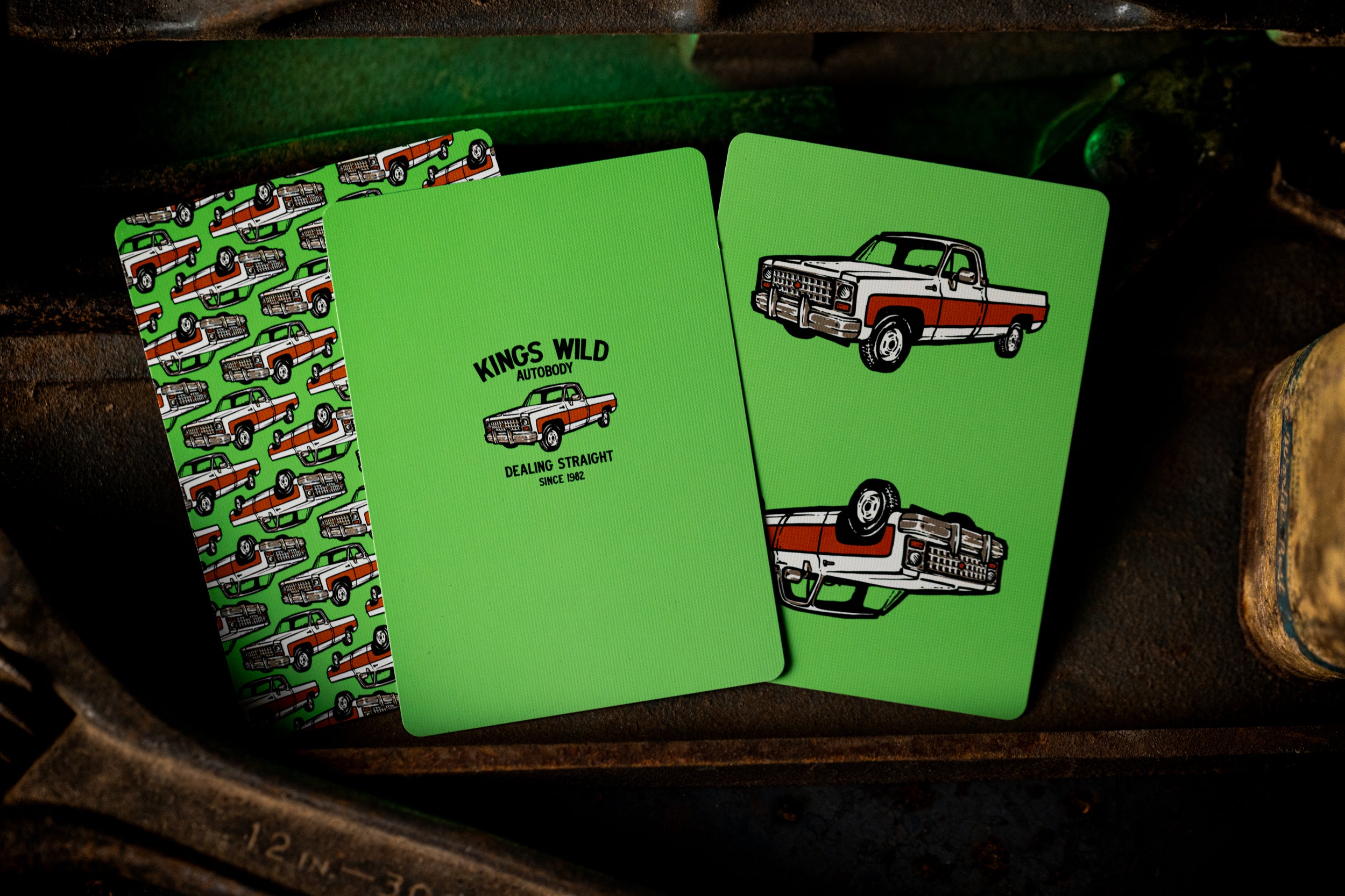 Premium KW Auto Body Threads Deck Luxury Playing Cards - Elegant Design for Poker, Blackjack & Magic Tricks | Perfect for Game Nights, Casino Parties & Collectors