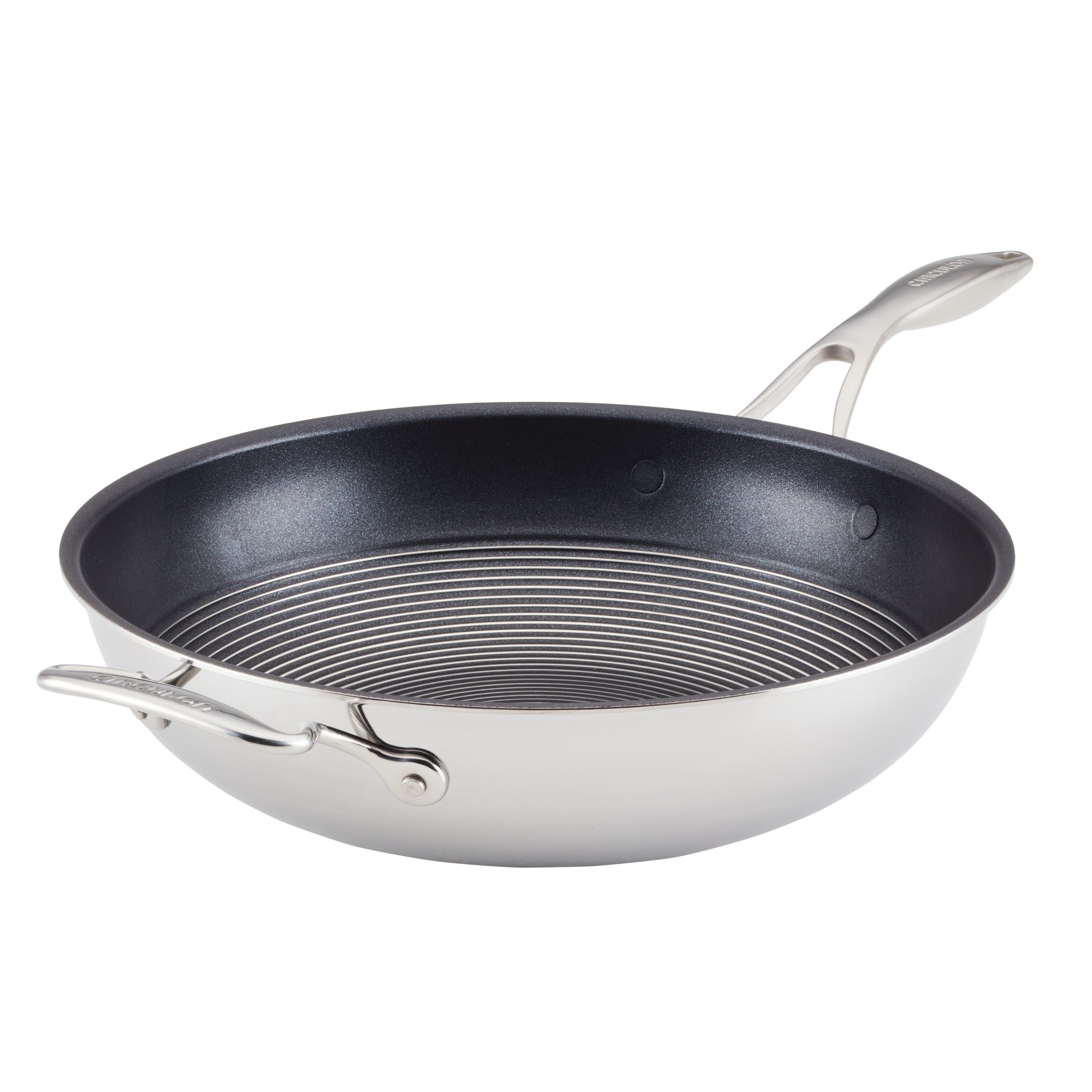 Non-Stick Stir Fry Pan with Hybrid SteelShield Technology - Professional Wok for Asian Cooking, Sautéing & Stir Frying - Perfect for Gas, Electric & Induction Stoves