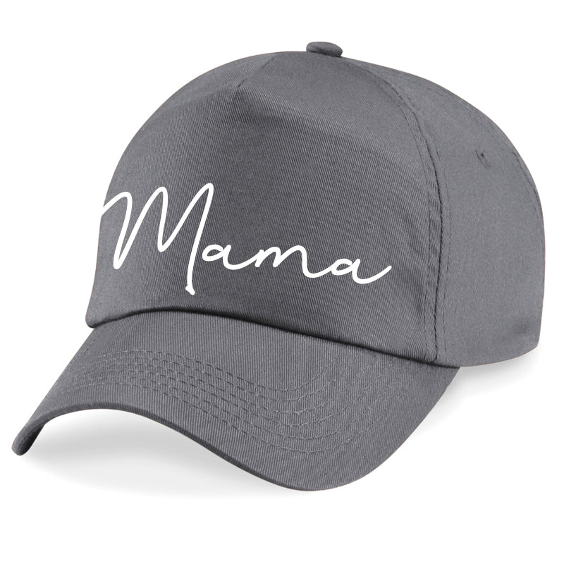 Basics Mama Script Cap (MRK X) - Stylish Baseball Hat for Women & Men - Perfect for Casual Wear, Sports & Outdoor Activities