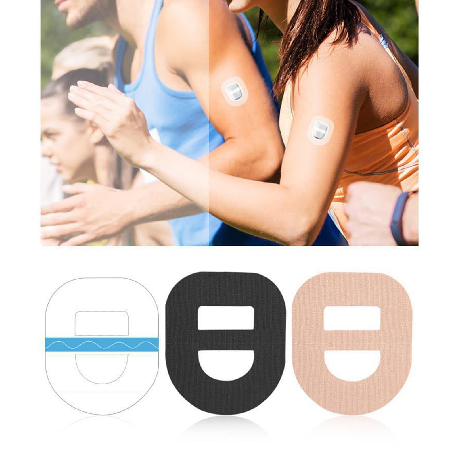 GMBYLBY 30/50Pcs Clear Waterproof Shower Patches - Transparent Adhesive Stickers for Electronics, Sensors & Sports Gear - Long Lasting Waterproof Protection for Phones, Watches & Outdoor Activities