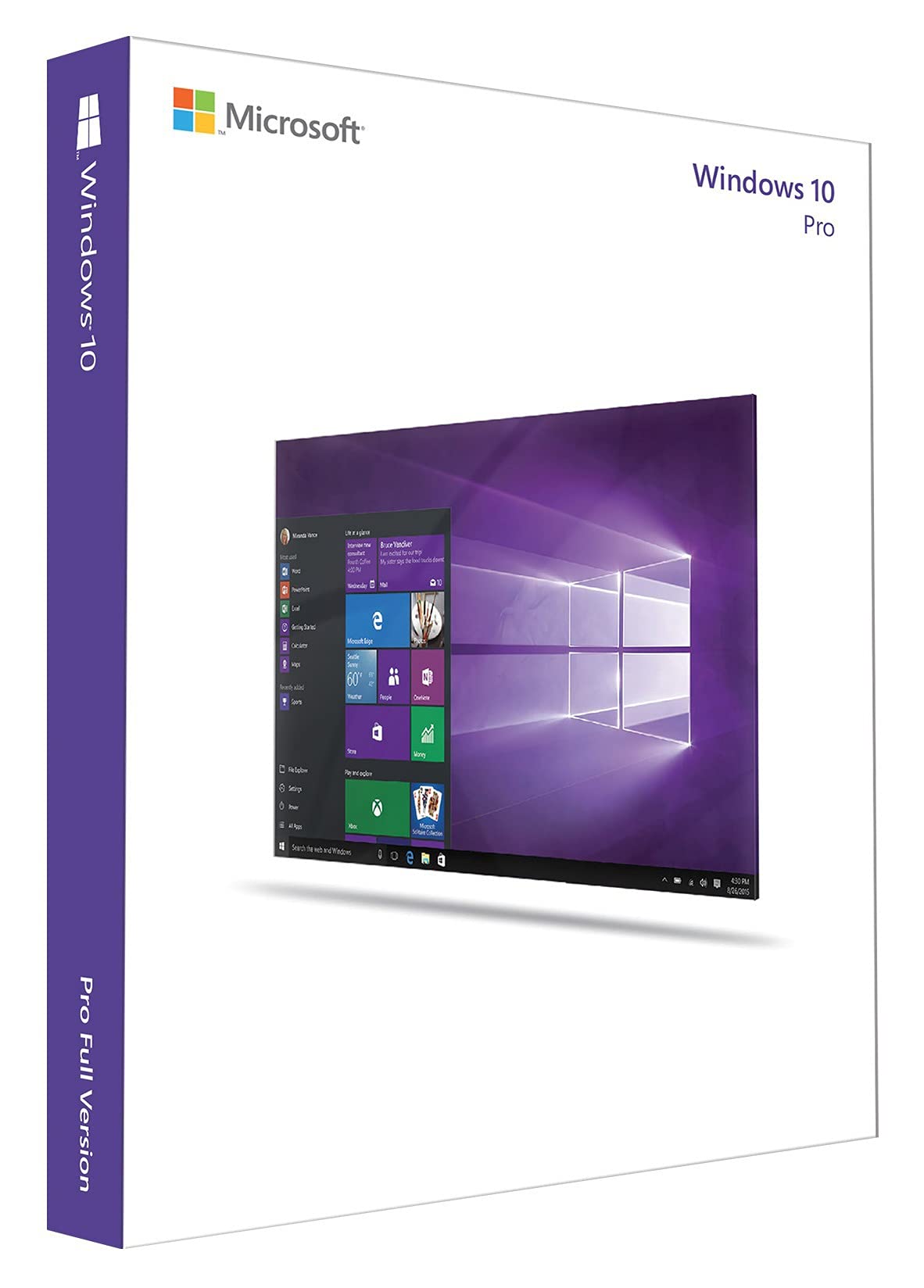 Microsoft Windows 10 Pro 64-bit Operating System License Key - Upgrade Your PC for Business & Productivity | Compatible with Laptops, Desktops & Workstations