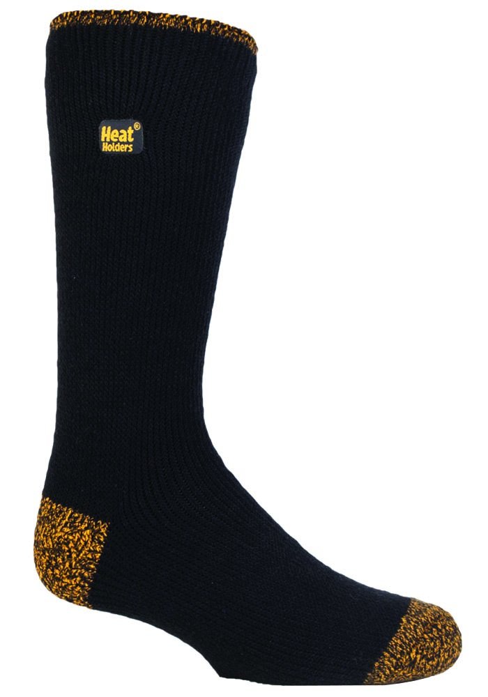 Heat Holders Men's Thermal Work Socks with Reinforced Heel & Toe - Heavy Duty Winter Socks for Construction, Outdoor Jobs & Cold Weather Activities