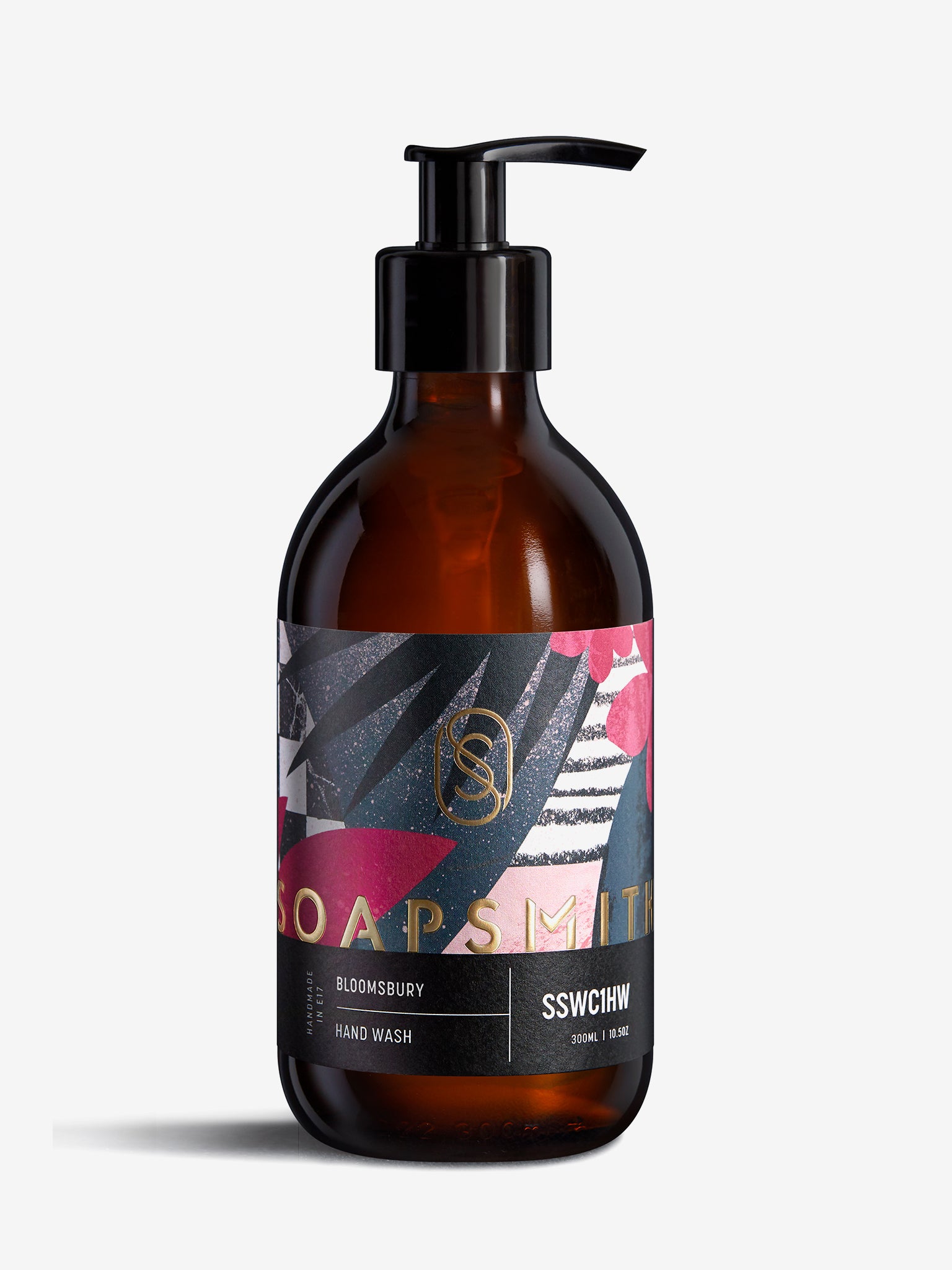 Soapsmith Luxury Hand Wash - Bloomsbury Scent | Natural & Moisturizing | Perfect for Bathroom, Kitchen & Guest Use