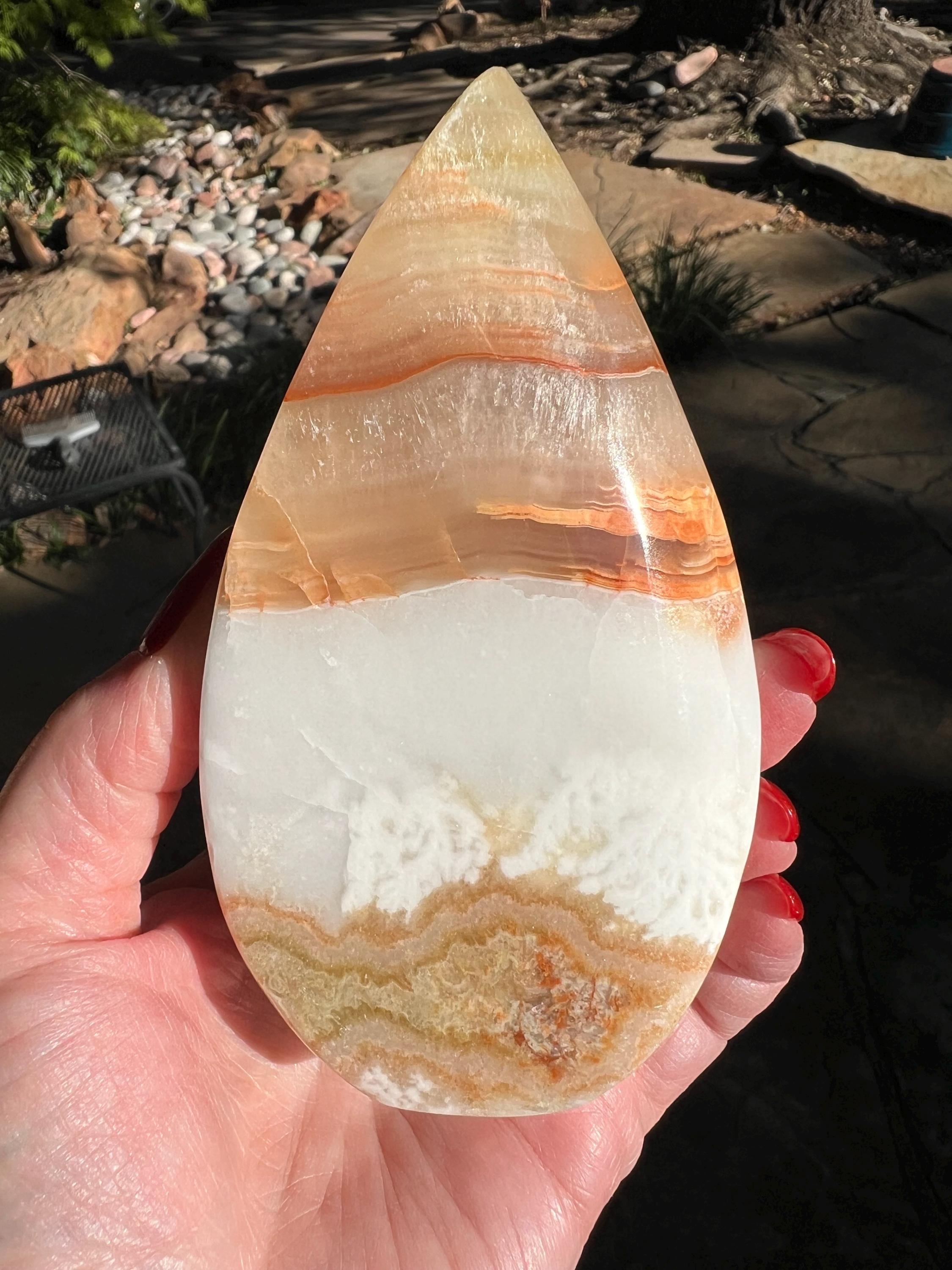 Premium Banded Onyx Flame Stone - 5
